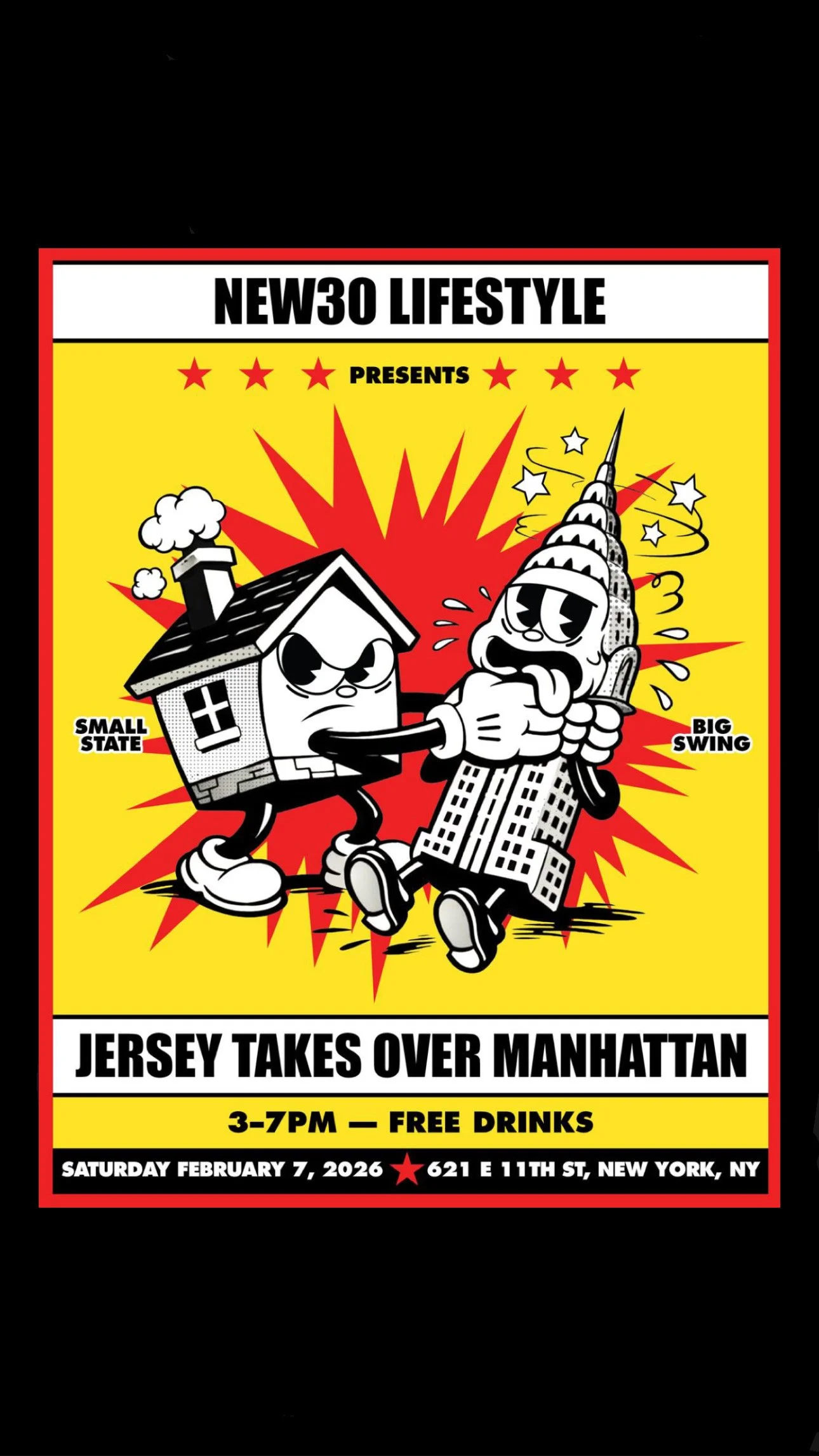 JERSEY TAKES OVER MANHATTAN FEBRUARY 7TH