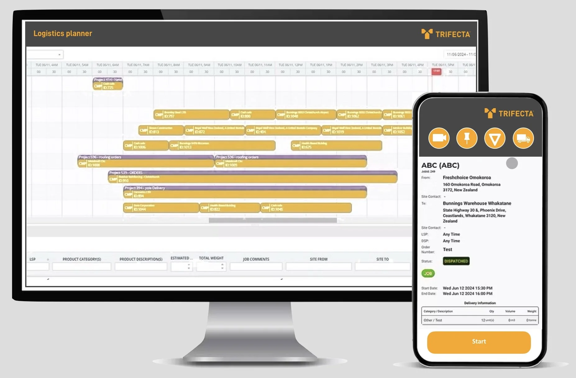 Trifecta  TMS Screen Shot
