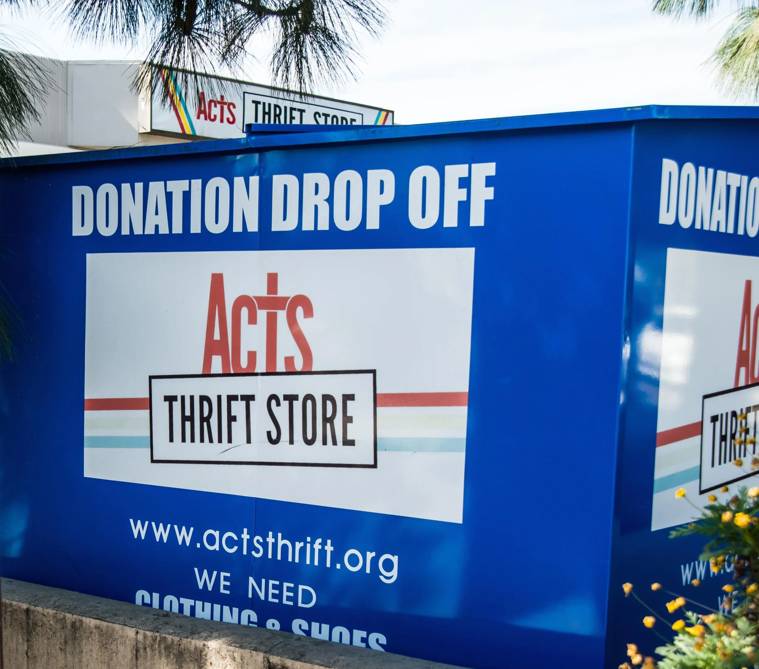 LOTS OF DROPOFF BOXES - If you scroll below, you'll see all the locations around town, we have donation boxes.