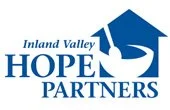 Inland Valley Hope Partners logo with a blue house illustration and text