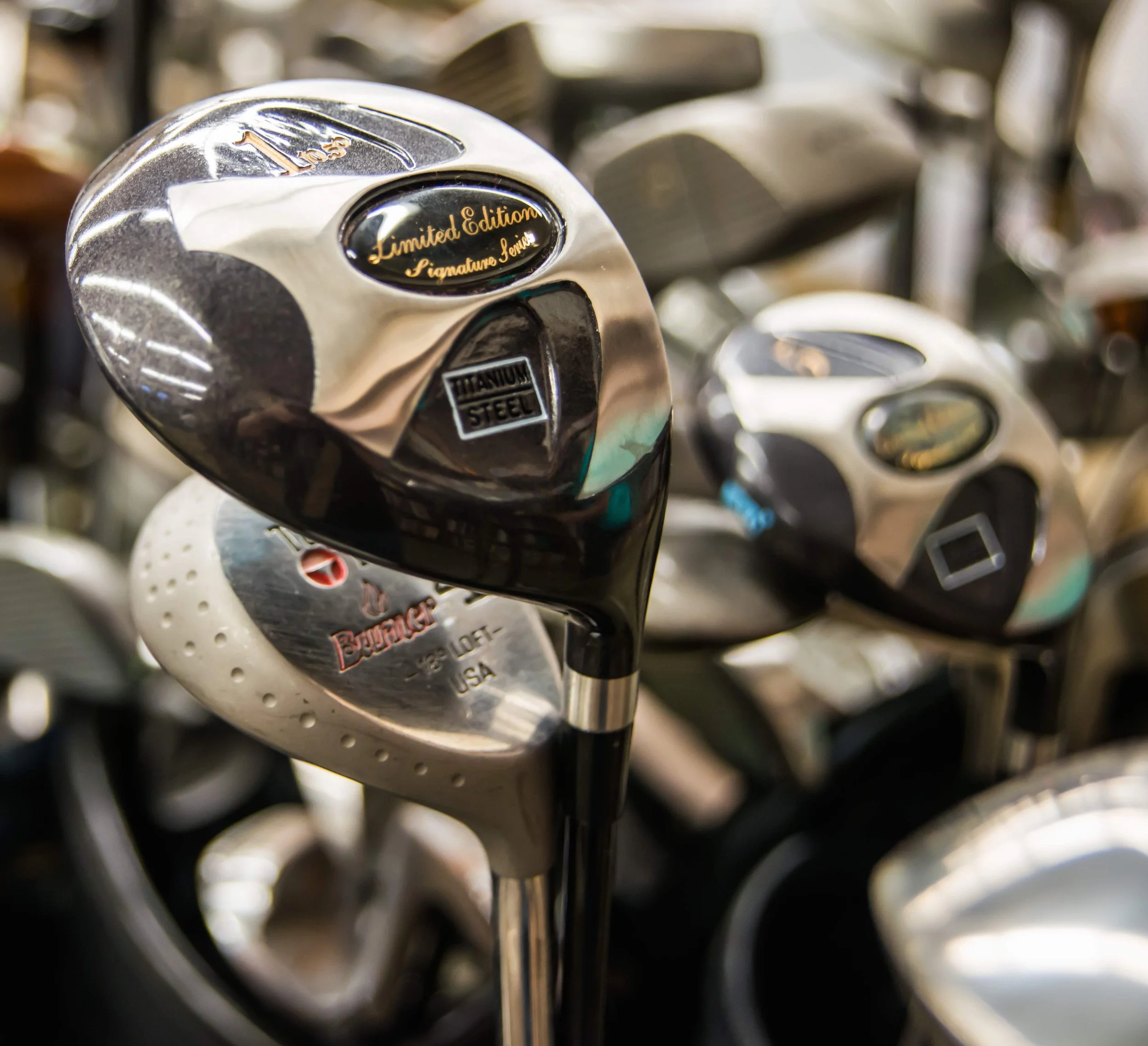 SPORTING GOODS - Golf clubs and other great hardly used sporting goods.