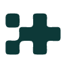 A dark teal puzzle piece icon.
