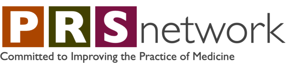 PRSM network logo with the tagline "Committed to Improving the Practice of Medicine"