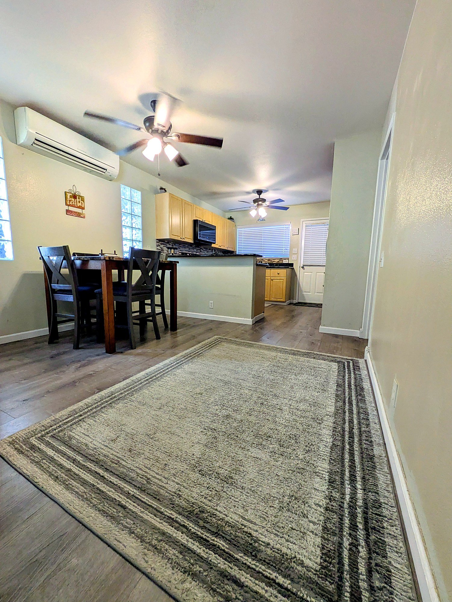 The main floor reads as one connected space.