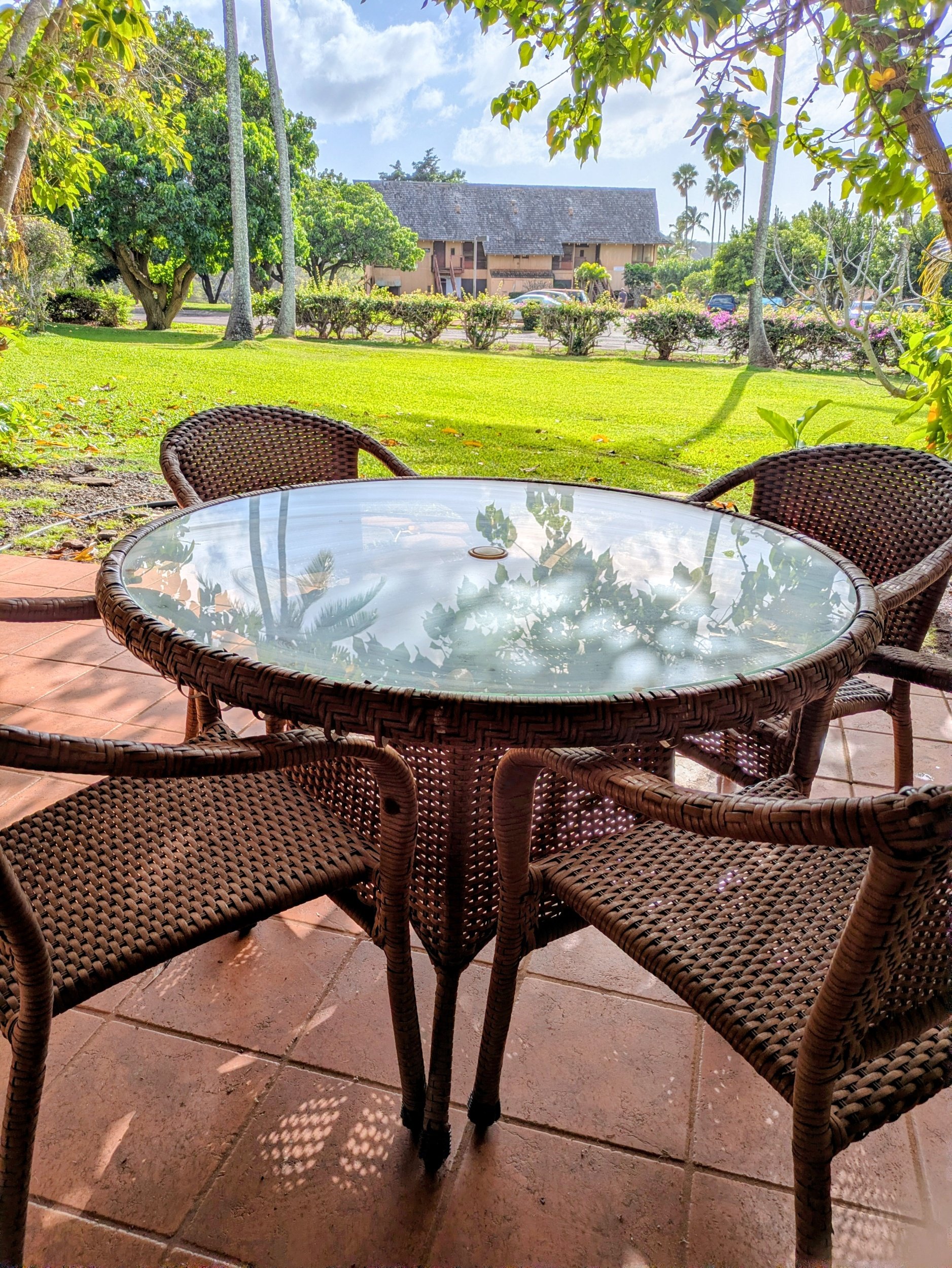 Patio Short Walk out to the Ocean - Furniture Included