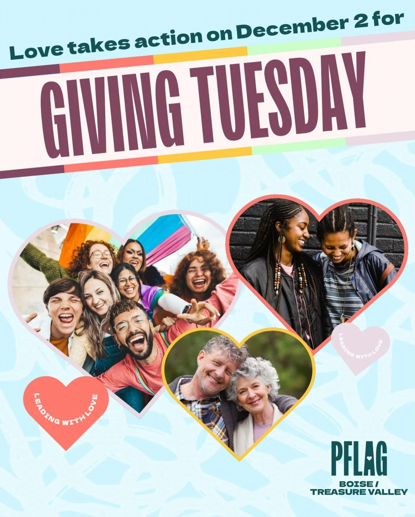 🌈 We&rsquo;re just getting started! 

PFLAG Boise/Treasure Valley is gearing up to launch our first support groups in 2026.

Your donation helps us build safe, affirming spaces for LGBTQ+ people, families, and allies right here in the Treasure Valle