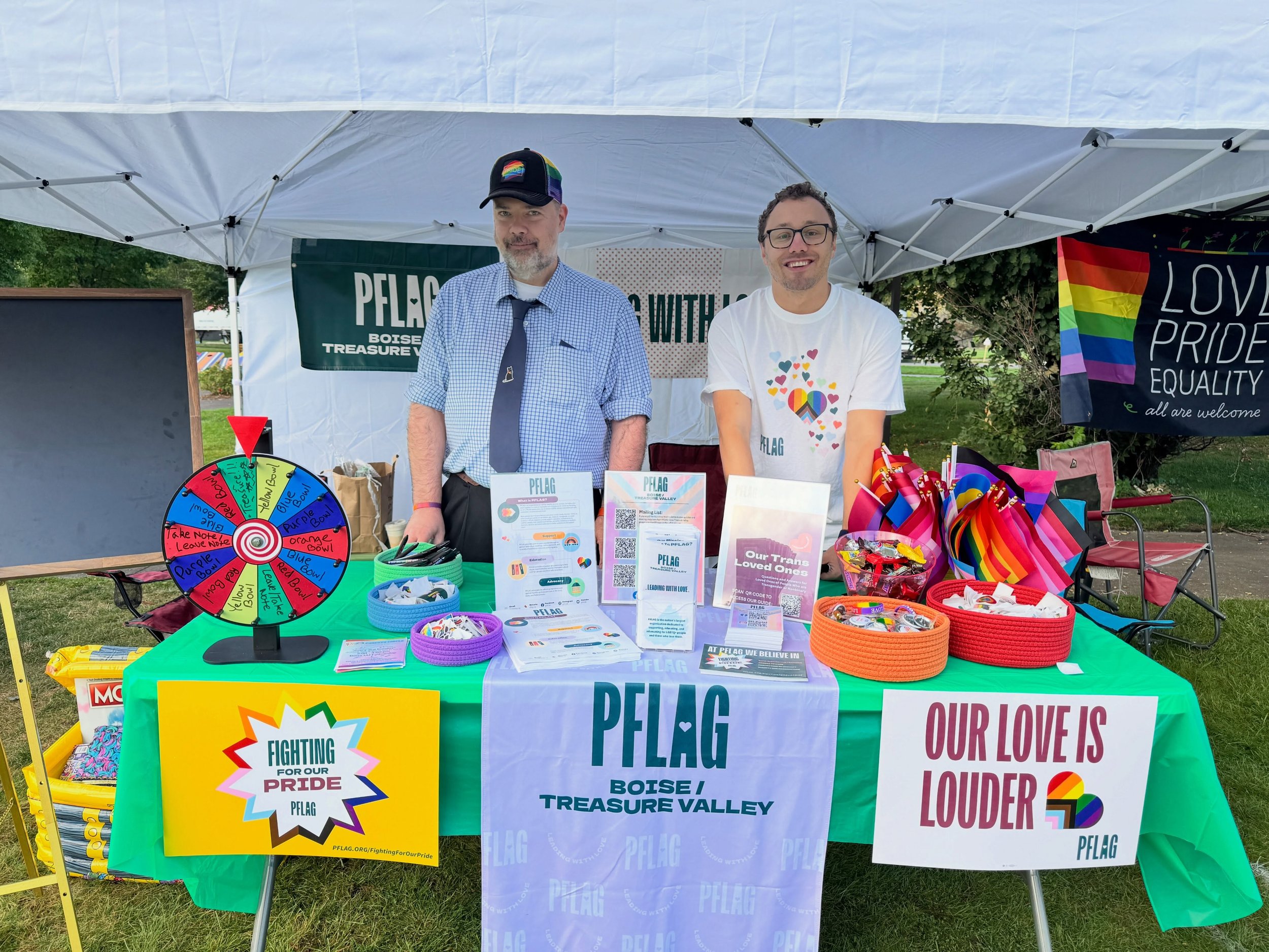 Happy Pride Boise! 🌈

Come join us Saturday and Sunday at Pride! Grab some resources, spin the wheel for prizes, and leave a note on our wall of hope! We are booth 81! #boisepride