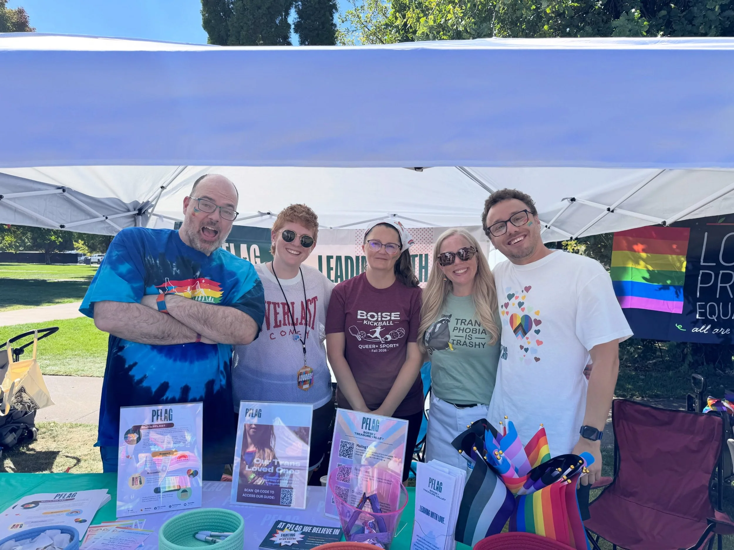 Happy day two of Pride Boise! 🏳️&zwj;🌈🏳️&zwj;⚧️

Come stop by and say hi, we are here until 5! #boisepride