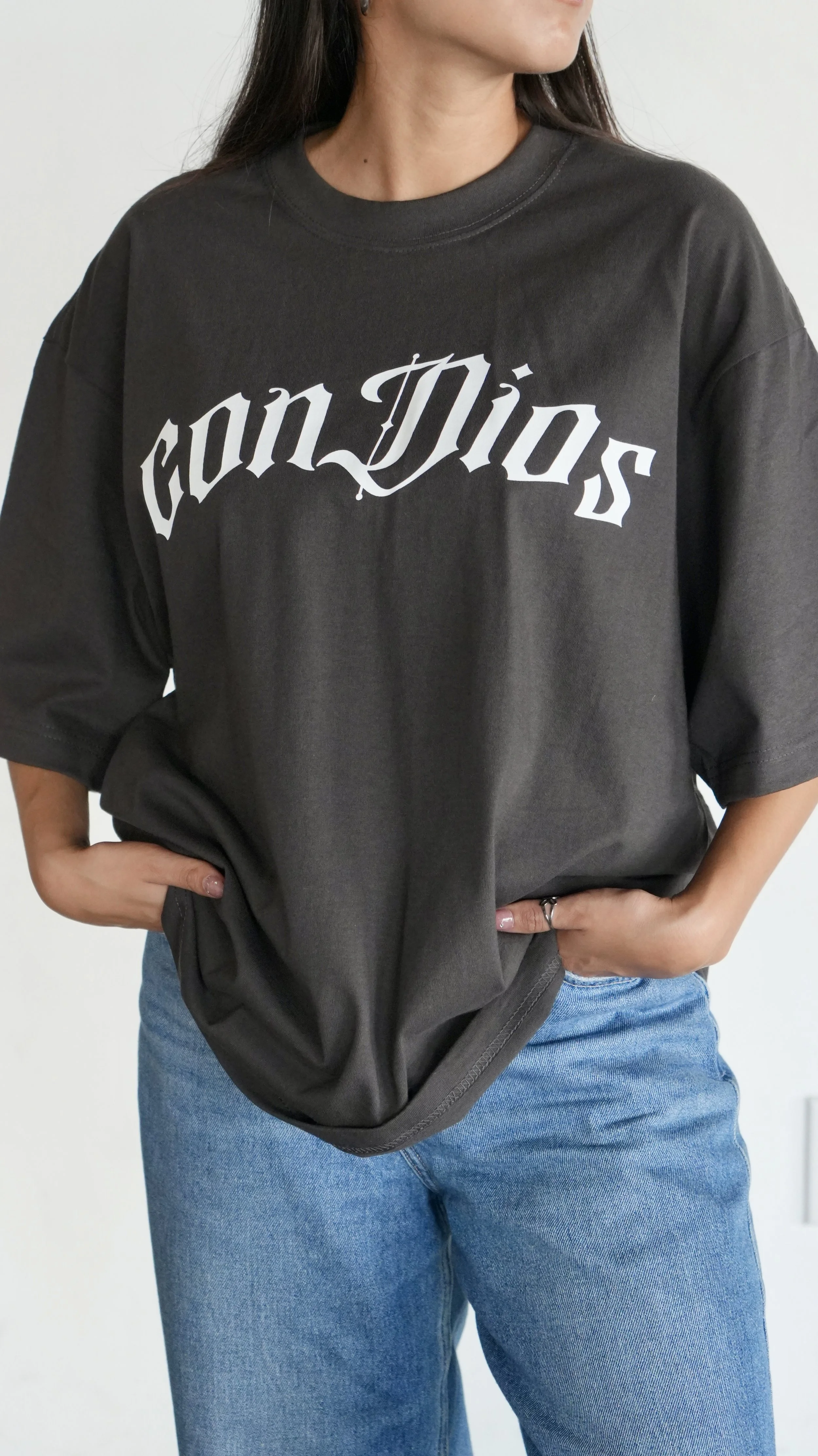 Con Dios Tee - Black