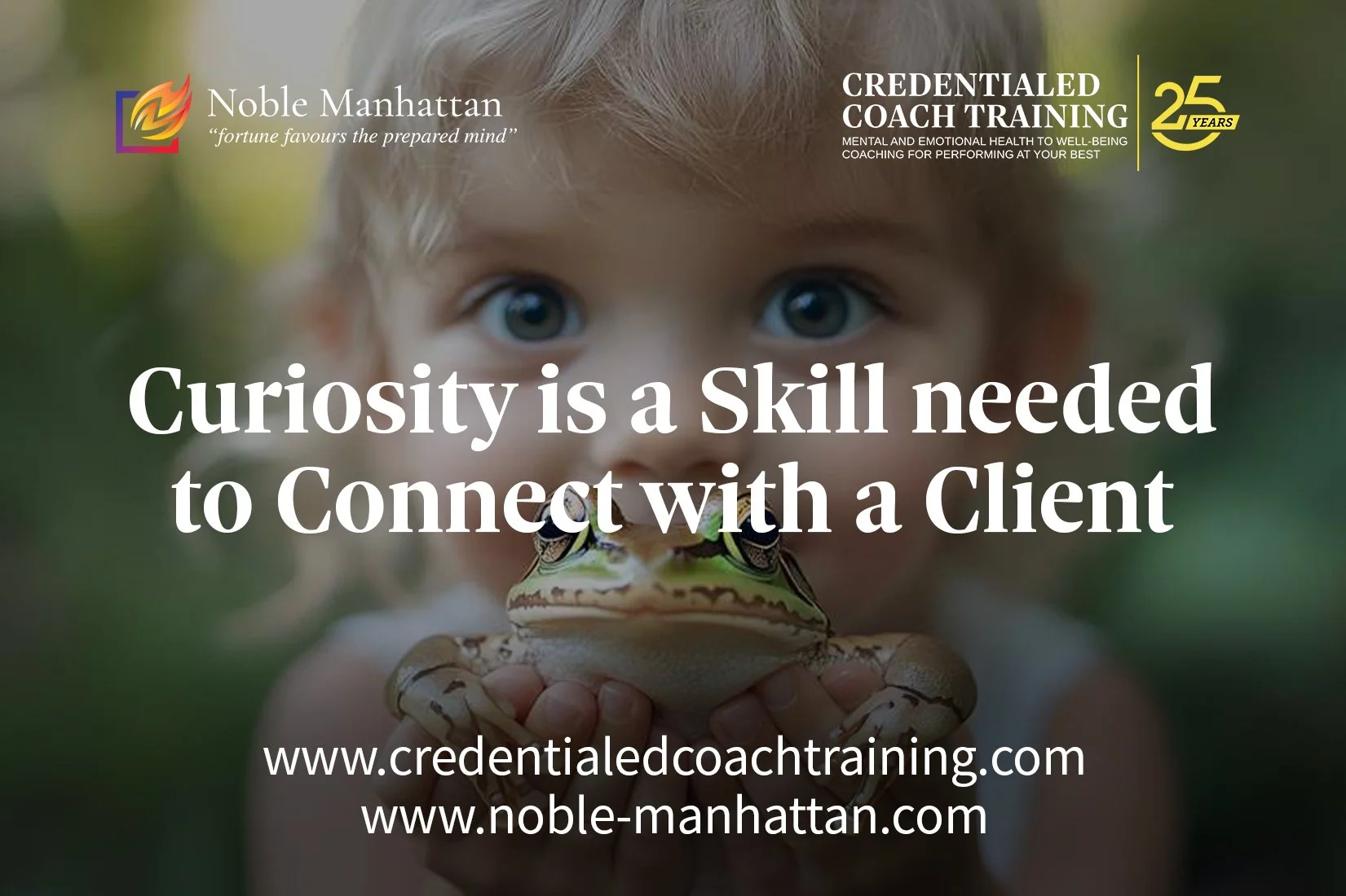 Curiosity is a Skill needed to Connect with a Client