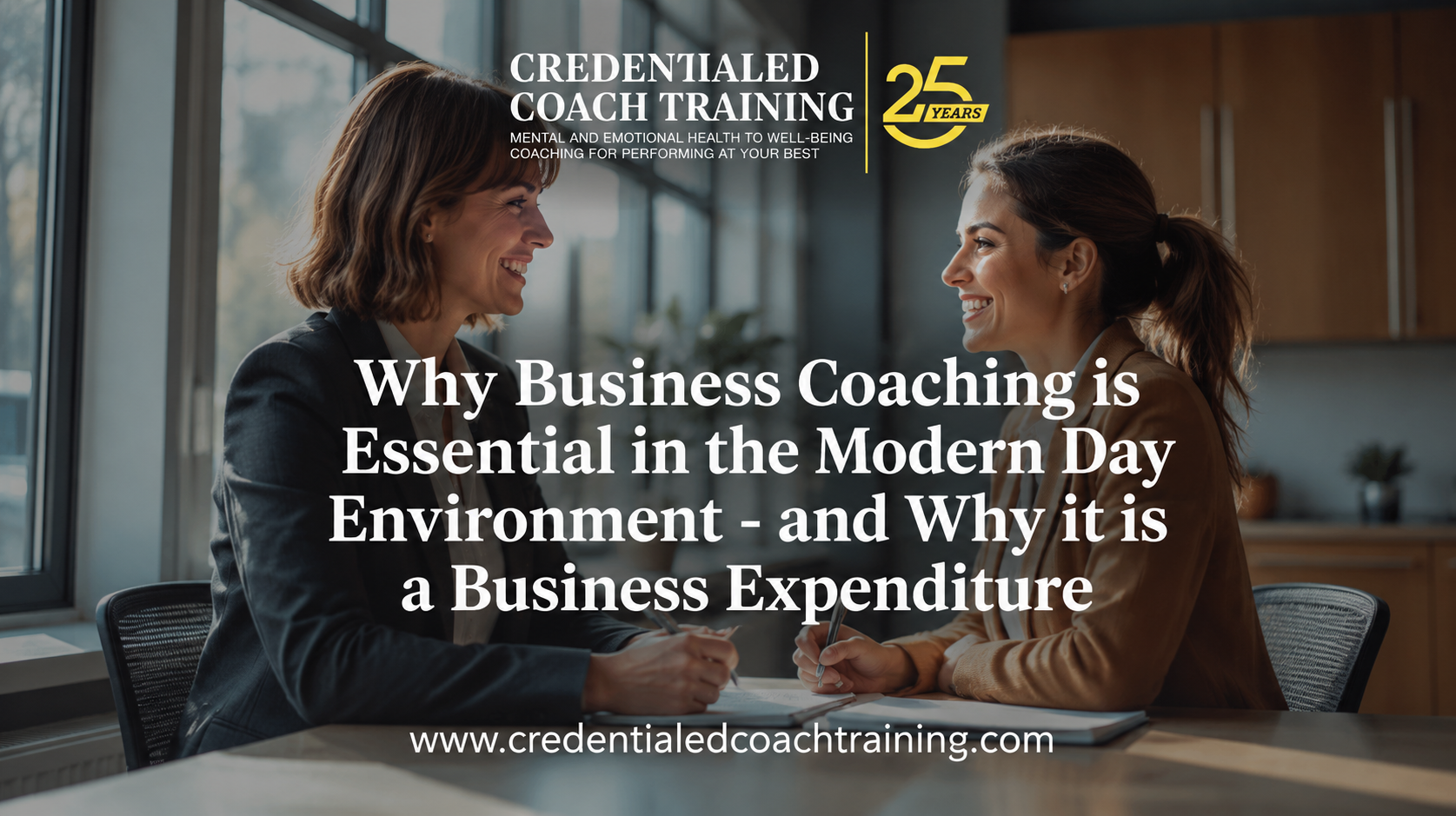 Why Business Coaching is Essential in the Modern Day Environment - and Why it is a Business Expenditure