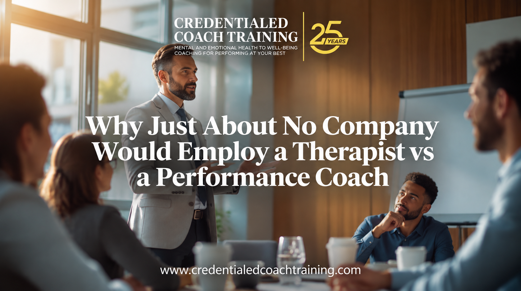 Why Just About No Company Would Employ a Therapist vs a Performance Coach