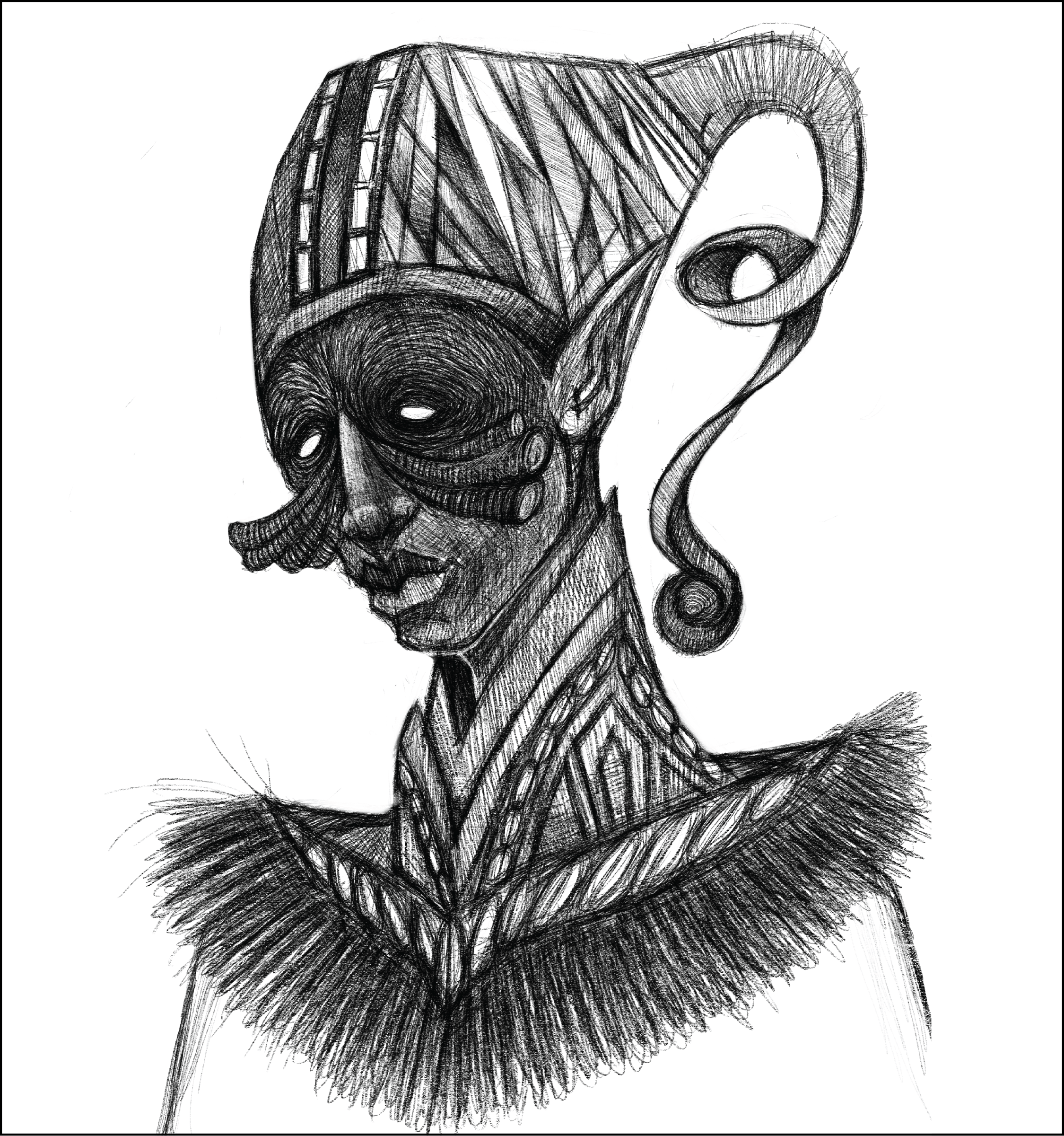   The Black Chaman  Created 21. April 2023 Size: 210×297mm Pixel size: 2480×3508px DPI: 300 