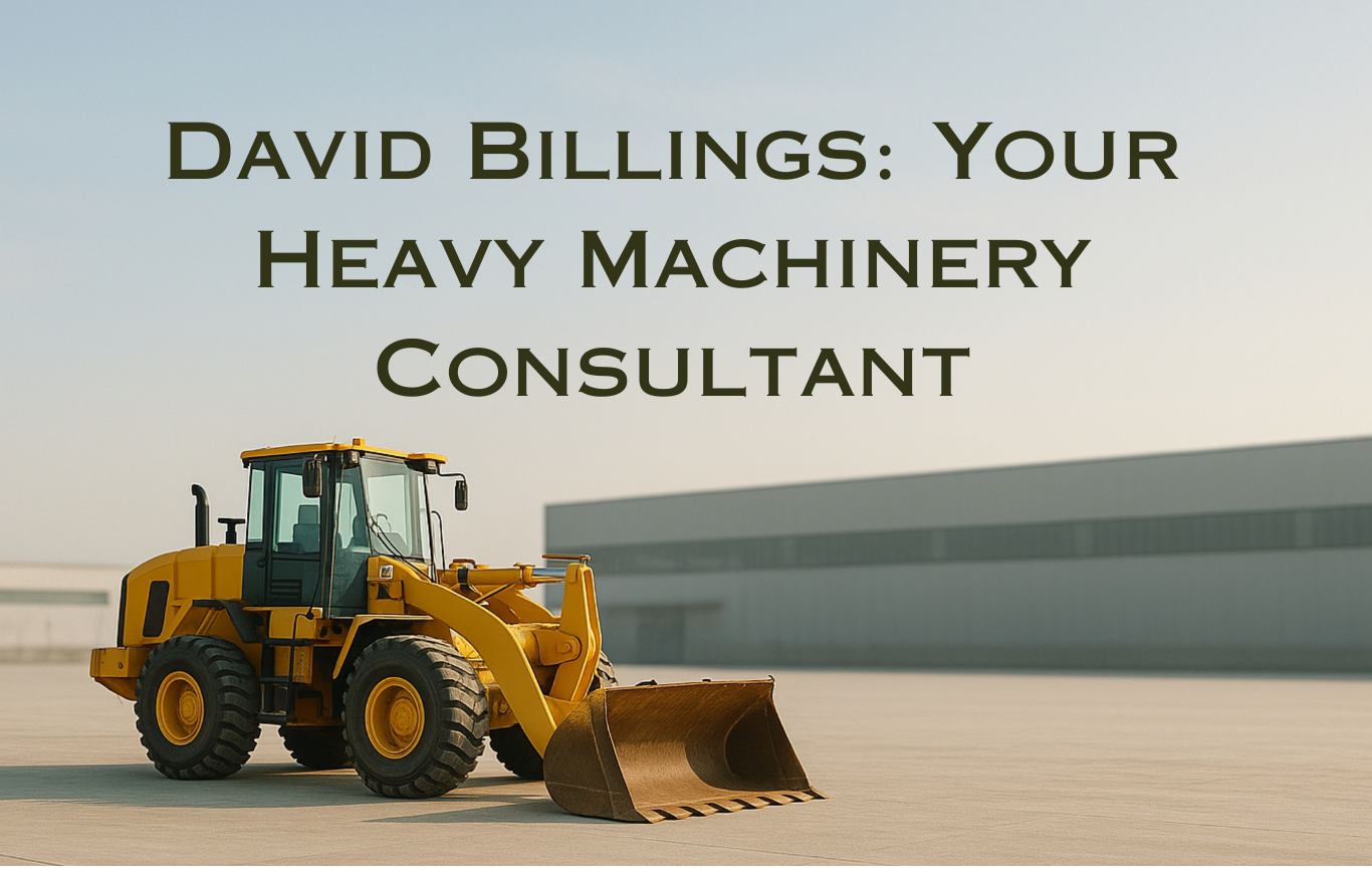 David Billings: The Expert in Heavy Machinery