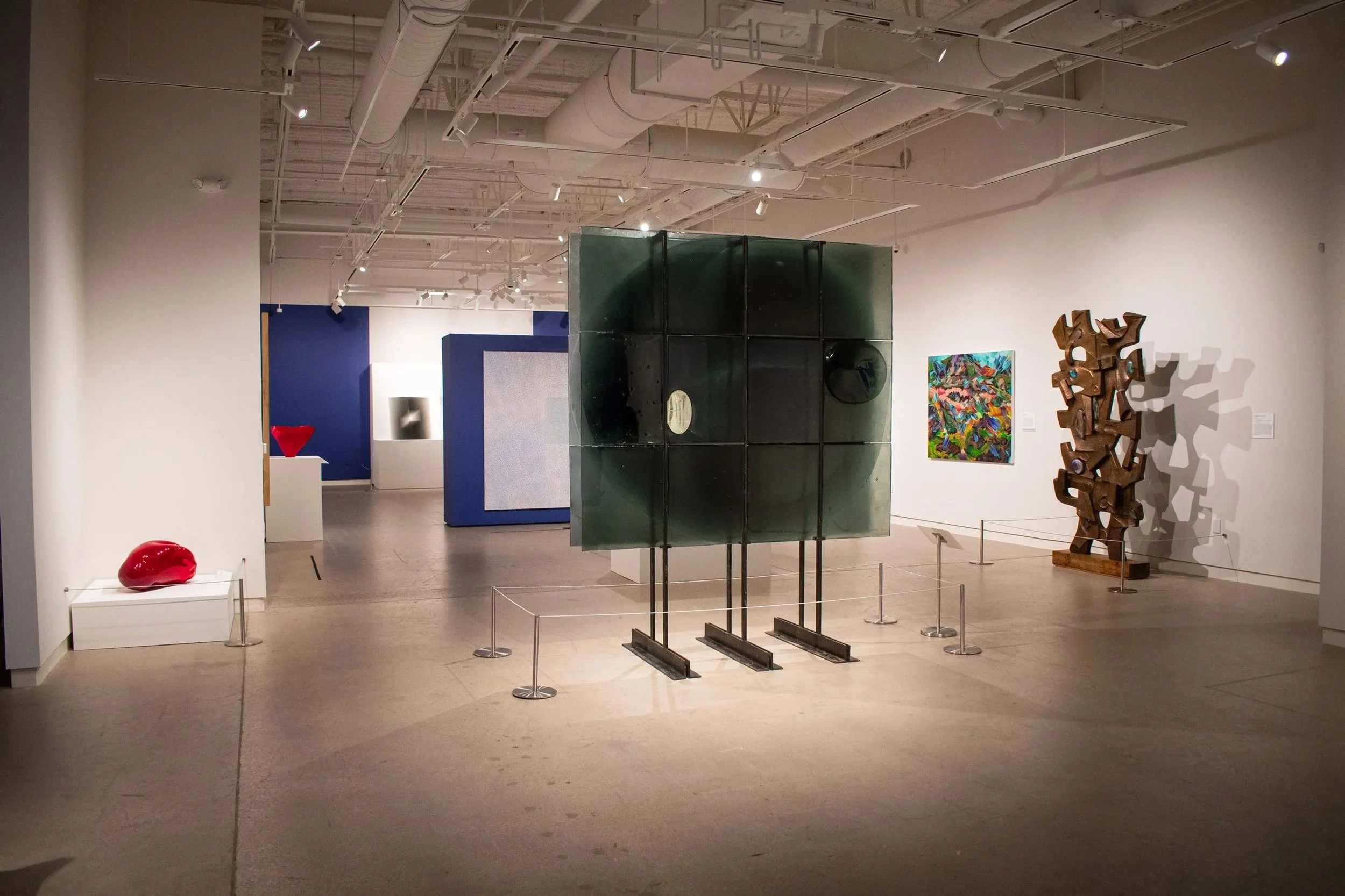  Installation view of  Abstraction &amp; Ourselves  at the Cafesjian Art Trust Museum, 2026. Courtesy of the Cafesjian Art Trust Museum 