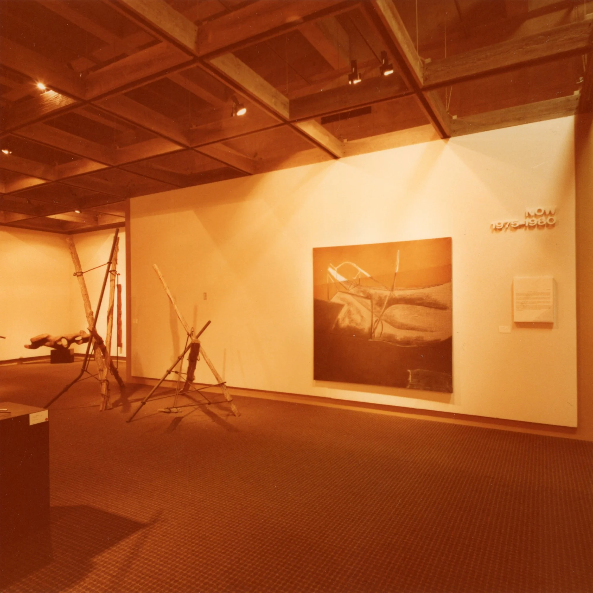  Installation view of  Claire Falkenstein in San Francisco, Paris, Los Angeles, and Now  at the Palm Springs Desert Museum, 1980. Courtesy of the Palm Springs Art Museum 