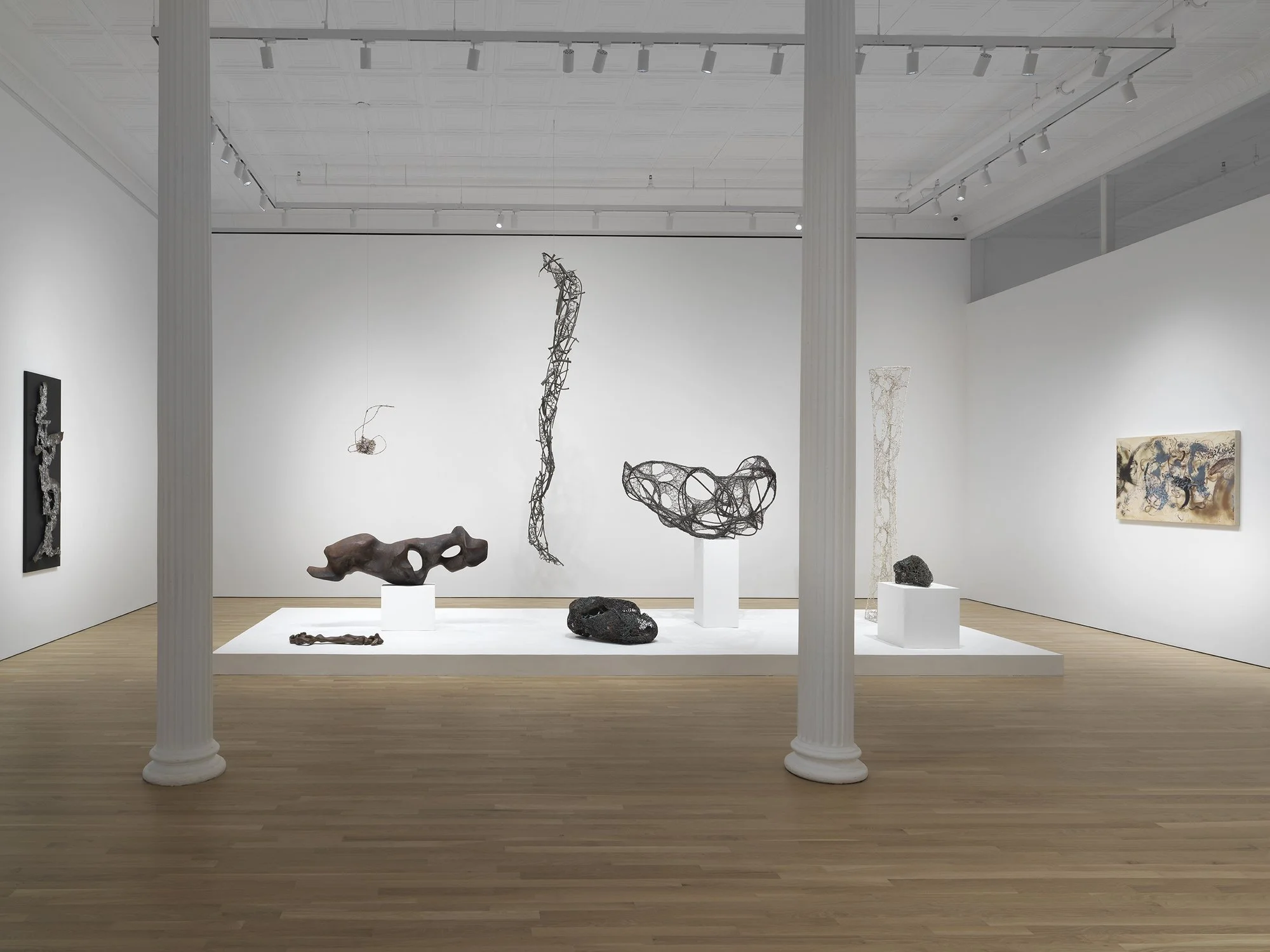  Installation view of  Claire Falkenstein: San Francisco, Paris, Rome  at Ortuzar, September 10, 2025 – October 31, 2026. Courtesy of Ortuzar. Photo by Dario Lasagni 