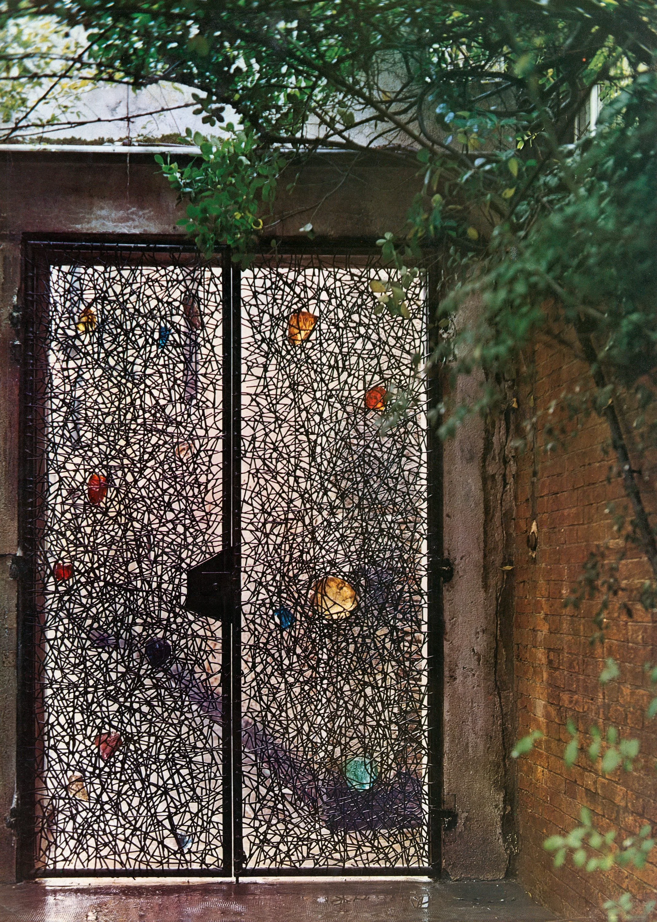Claire Falkenstein,  Entrance Gates to the Palazzo , Palazzo Venier dei Leoni, Peggy Guggenheim Collection, Venice, Italy, 1961
