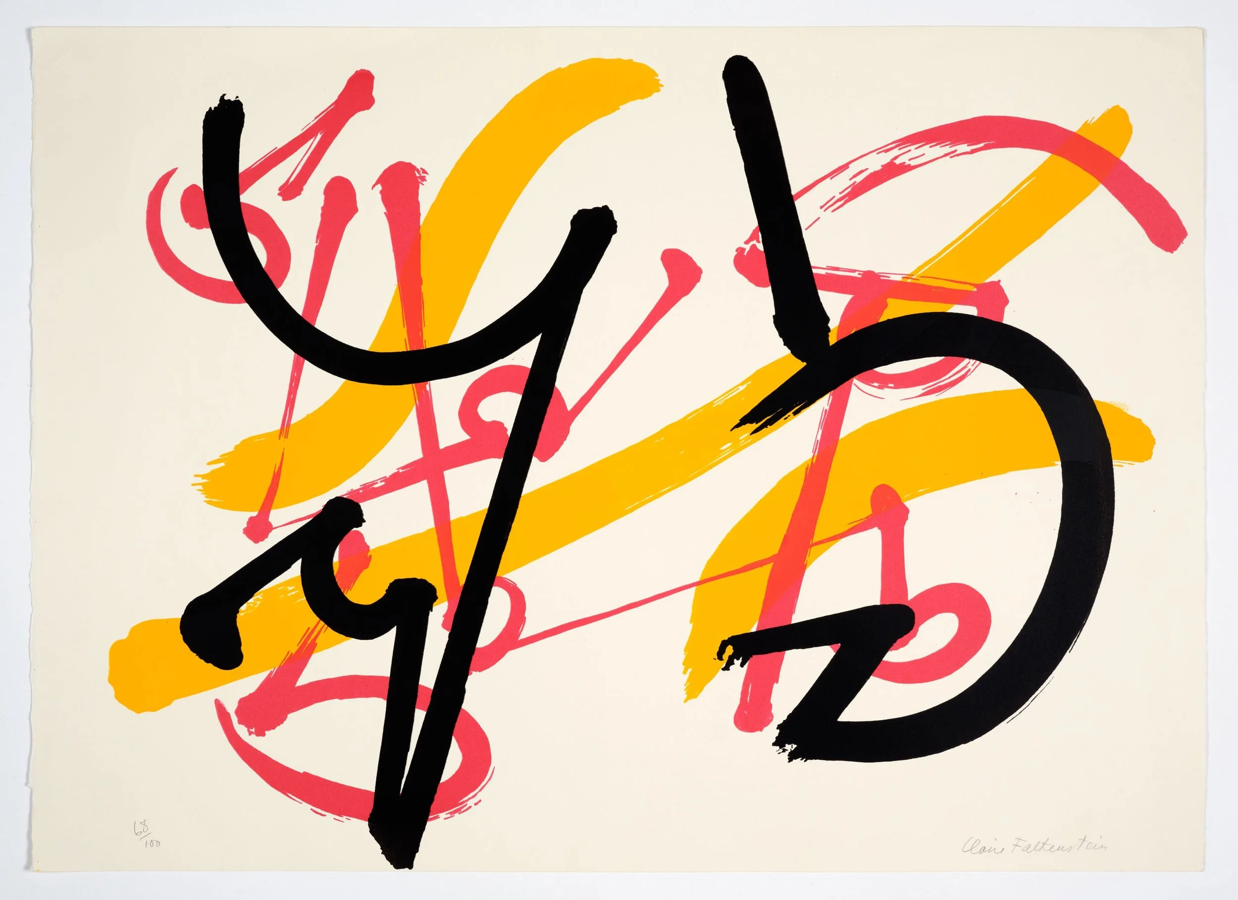  Untitled (From Venezia ha dettato così portfolio) , 1972 . Screenprint on Fabriano cotton paper, 19 1/2 × 27 1/2 in (49.5 × 69.8 cm). Photo by Elon Schoenholz Photography 