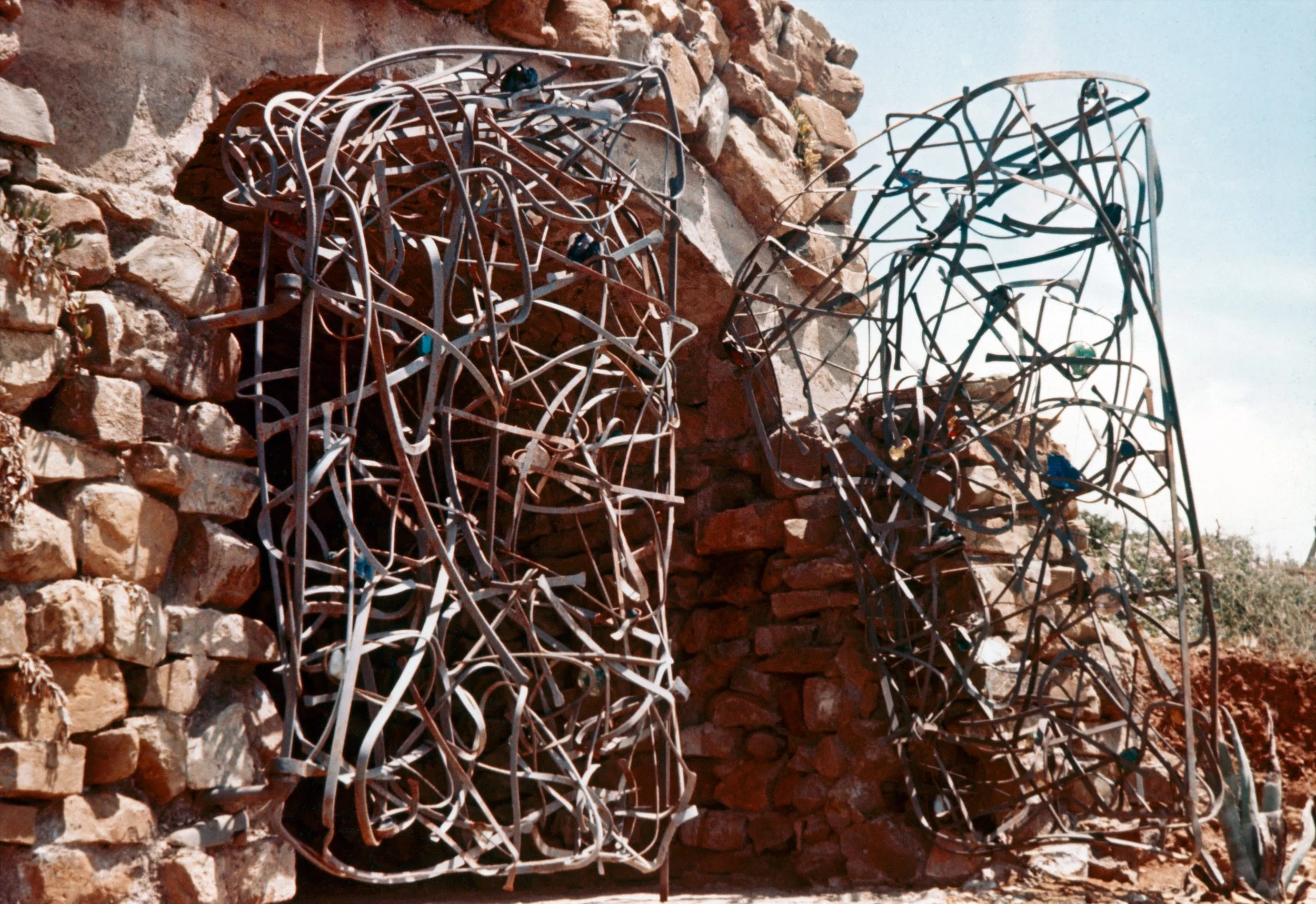 Claire Falkenstein,  Pignatelli Gates  at Villa La Saracena, Santa Marinella, Italy, 1957