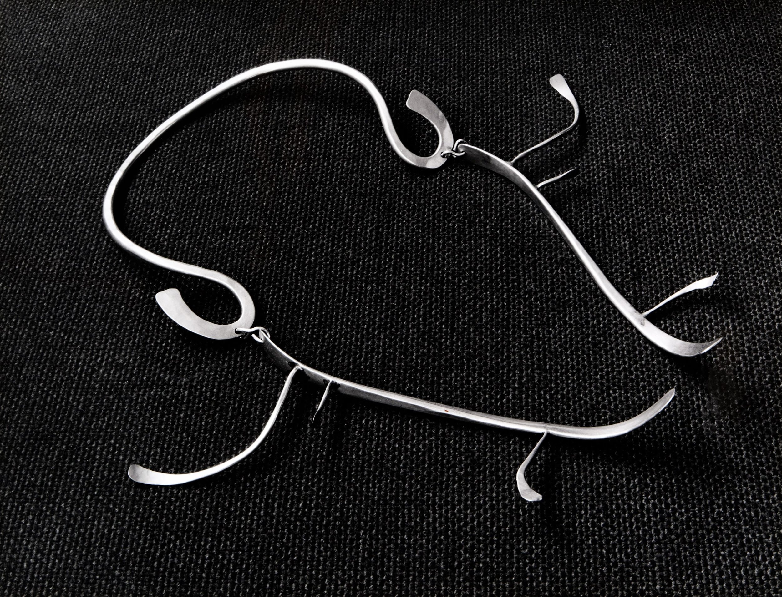 Photograph of  Yoke Necklace , c. 1970 . Gelatin silver print. Photo by Elon Schoenholz Photography 