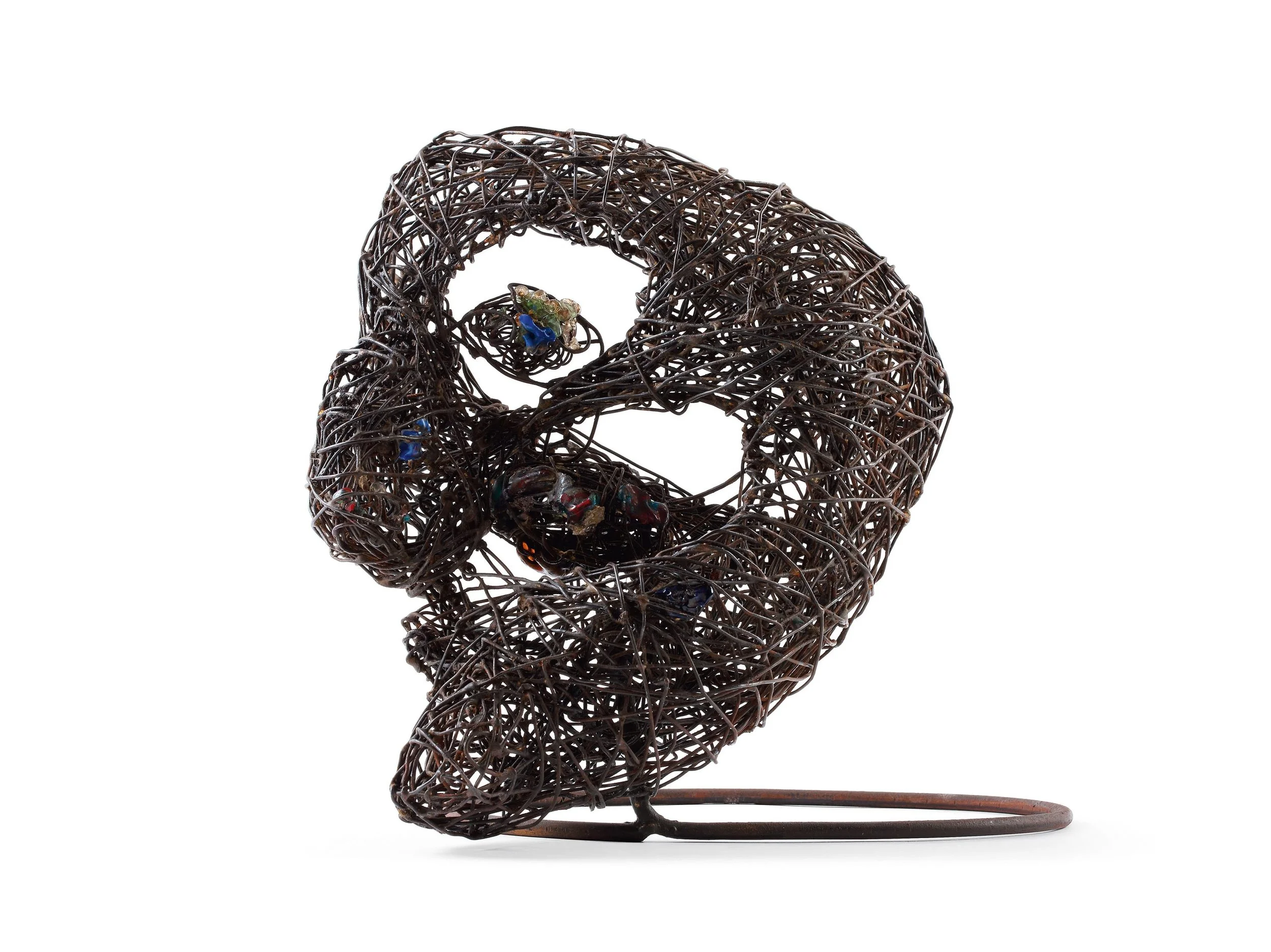  Portrait of Michel Tapié , 1955 . Metal and glass, 14 × 10 × 6 1/2 in. (35.6 × 25.4 × 16.51 cm) 