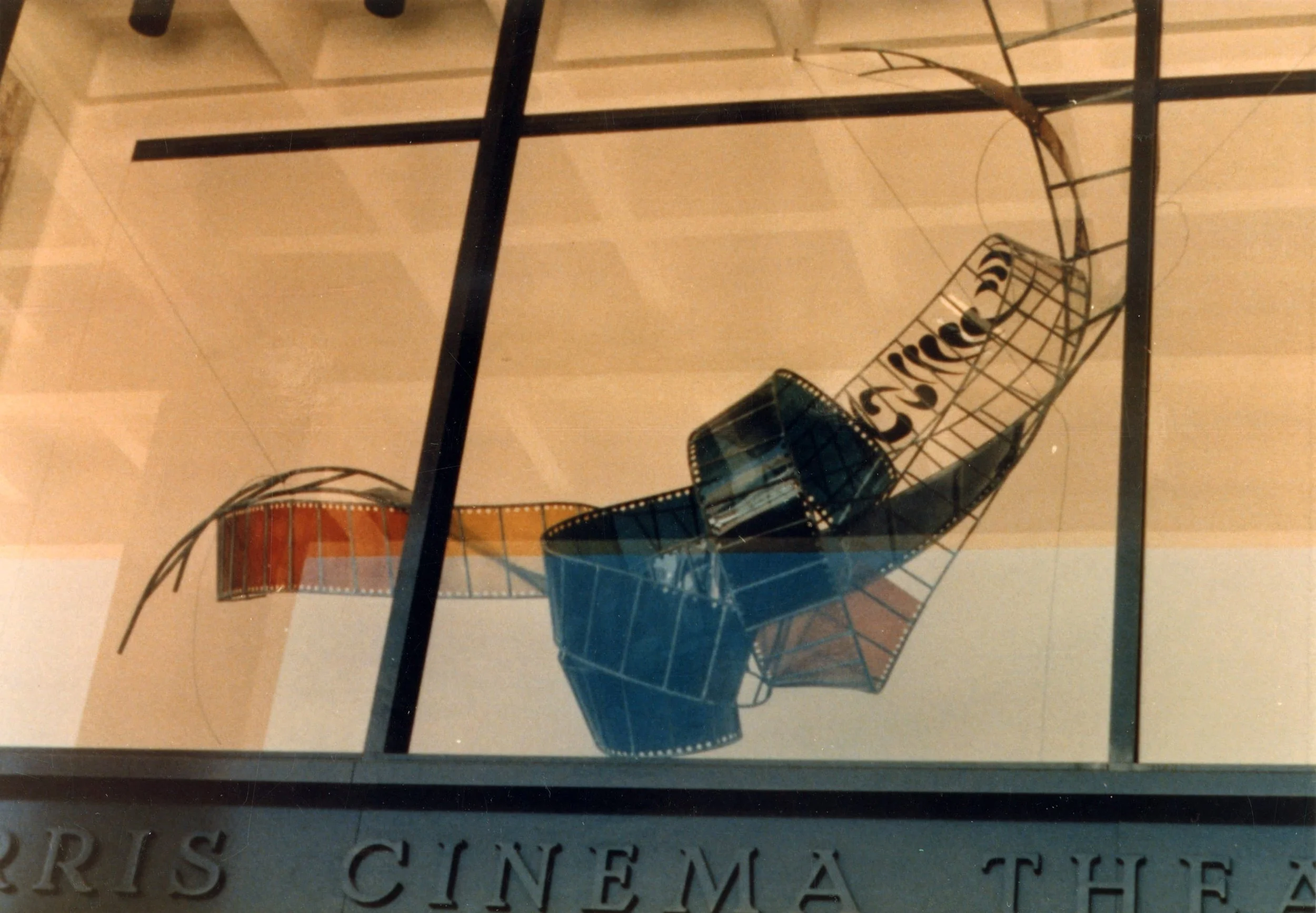 Claire Falkenstein's  Montage/Section  at the Eileen Norris Cinema Theatre, University of Southern California, Los Angeles, 1976