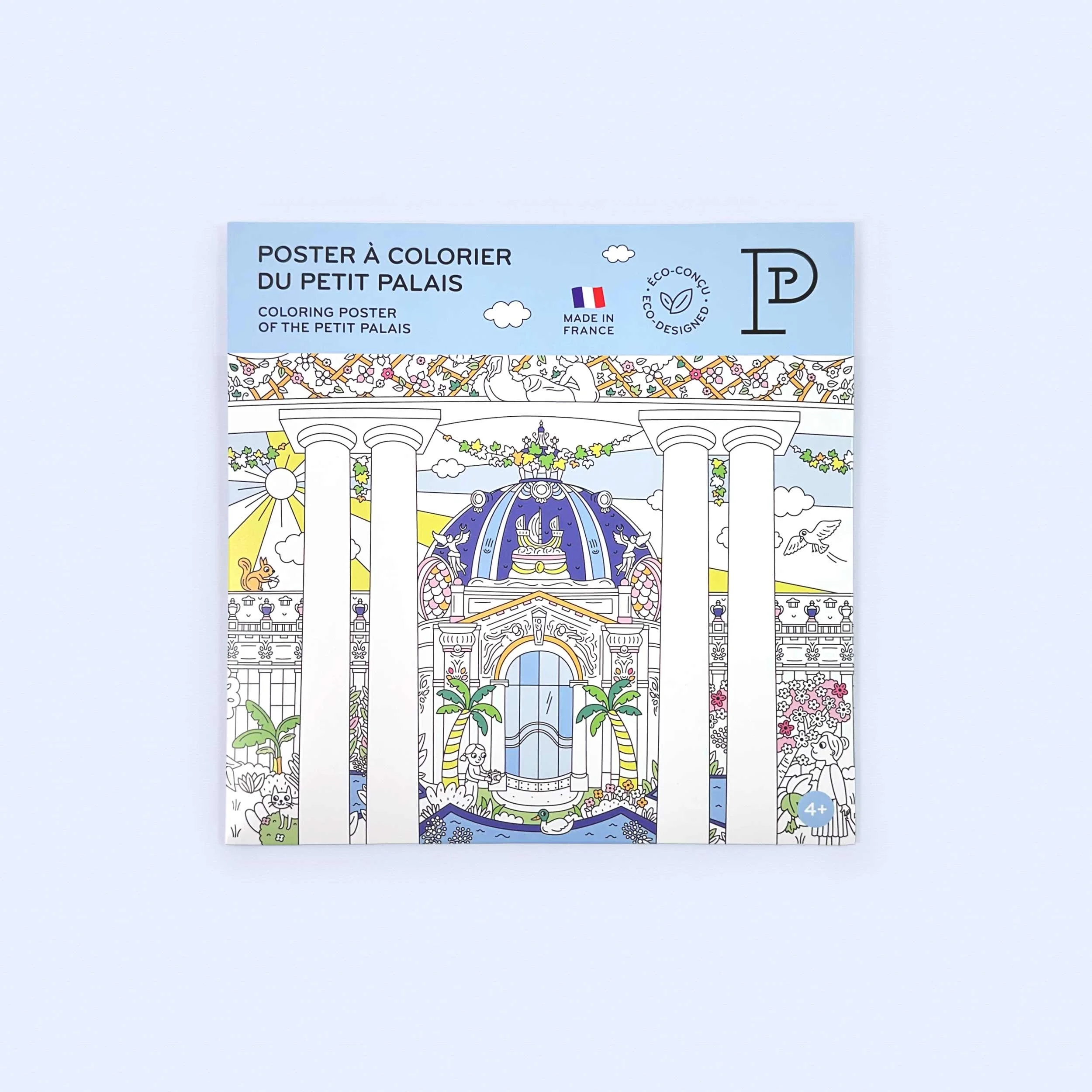 Poster à colorier Petit Palais