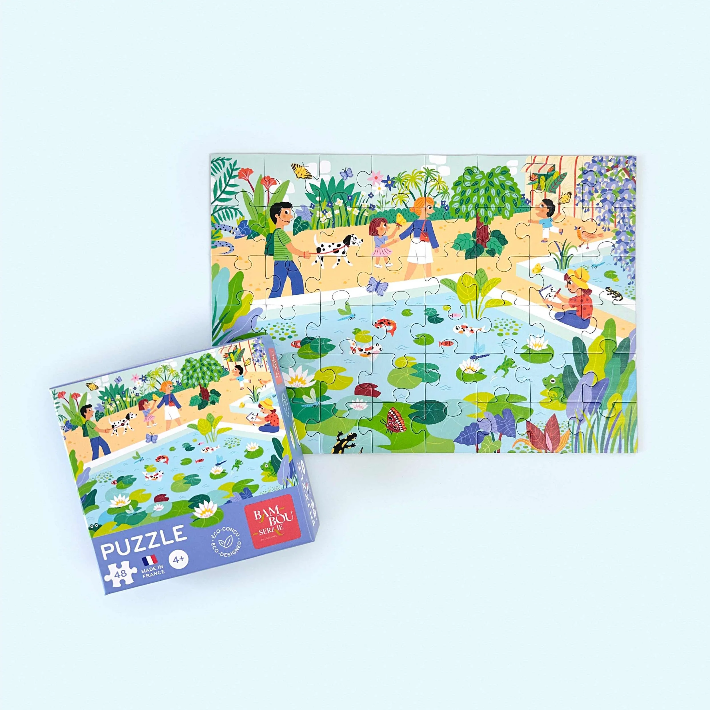 Puzzle Bassins d'Eugène Bambouseraie en Cévennes