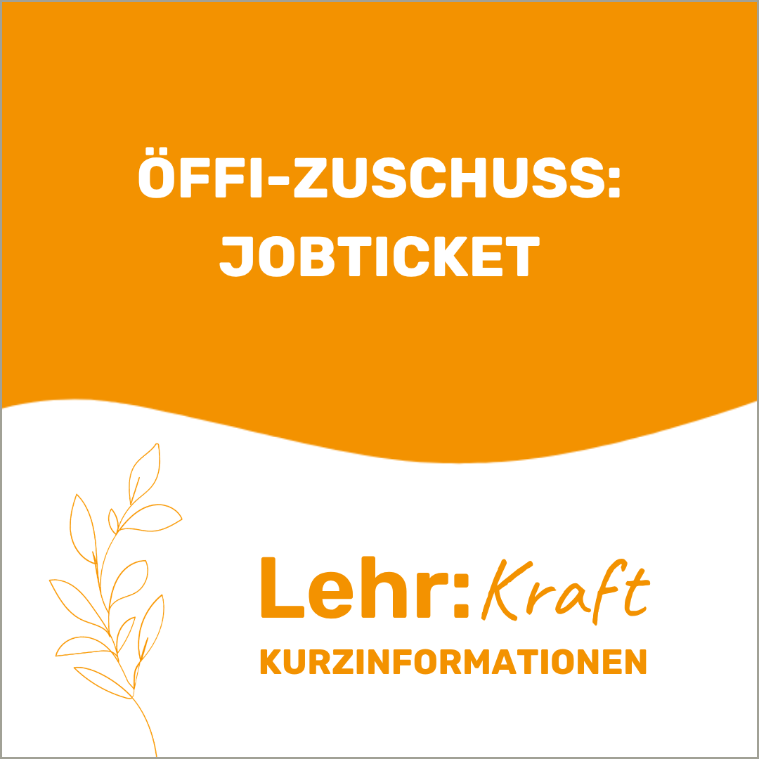 Öffi-Zuschuss: Jobticket