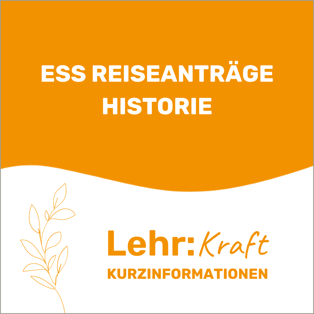 ESS Reisekosten Historie
