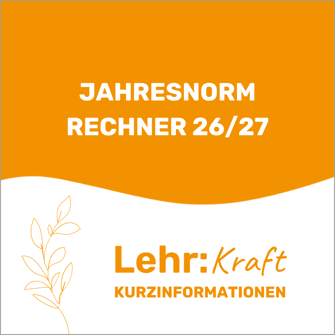 Jahresnormrechner 26/27