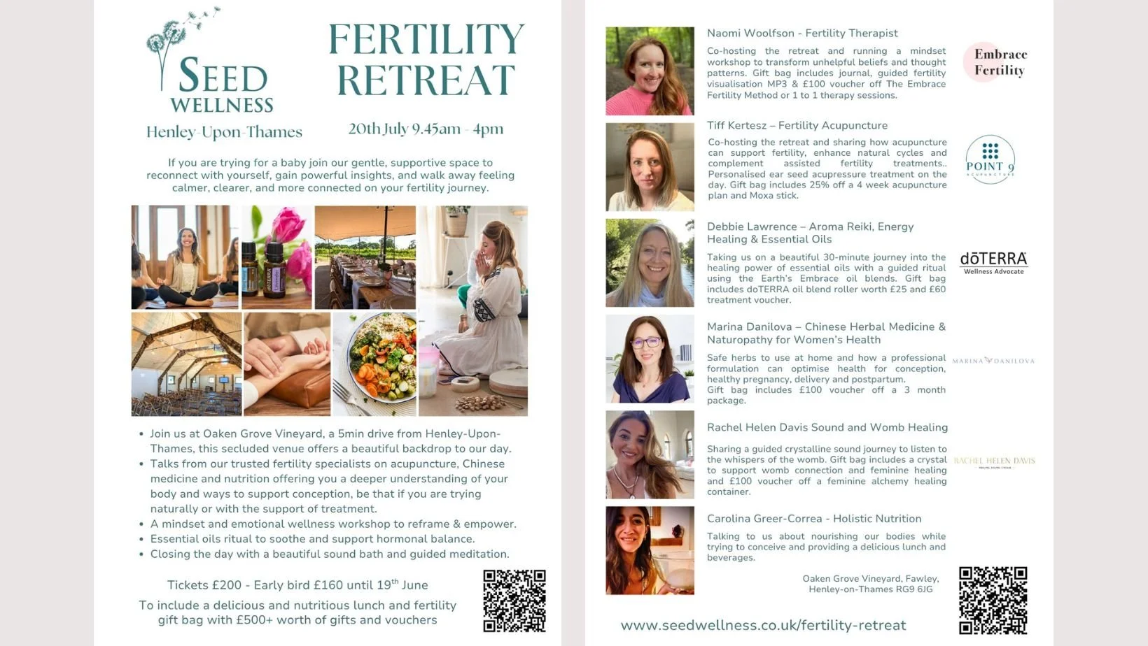 Fertility Retreat in Henley-on-Thames poster