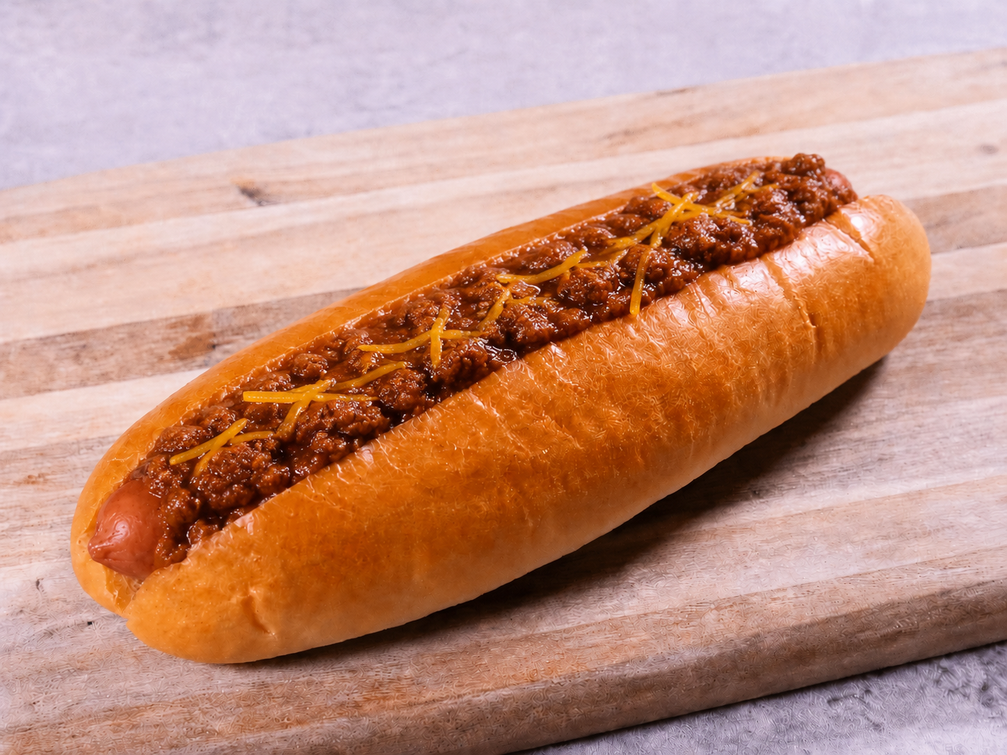 CHILI CHEESE HOTDOG (1) チリチーズホットドッグ (1)