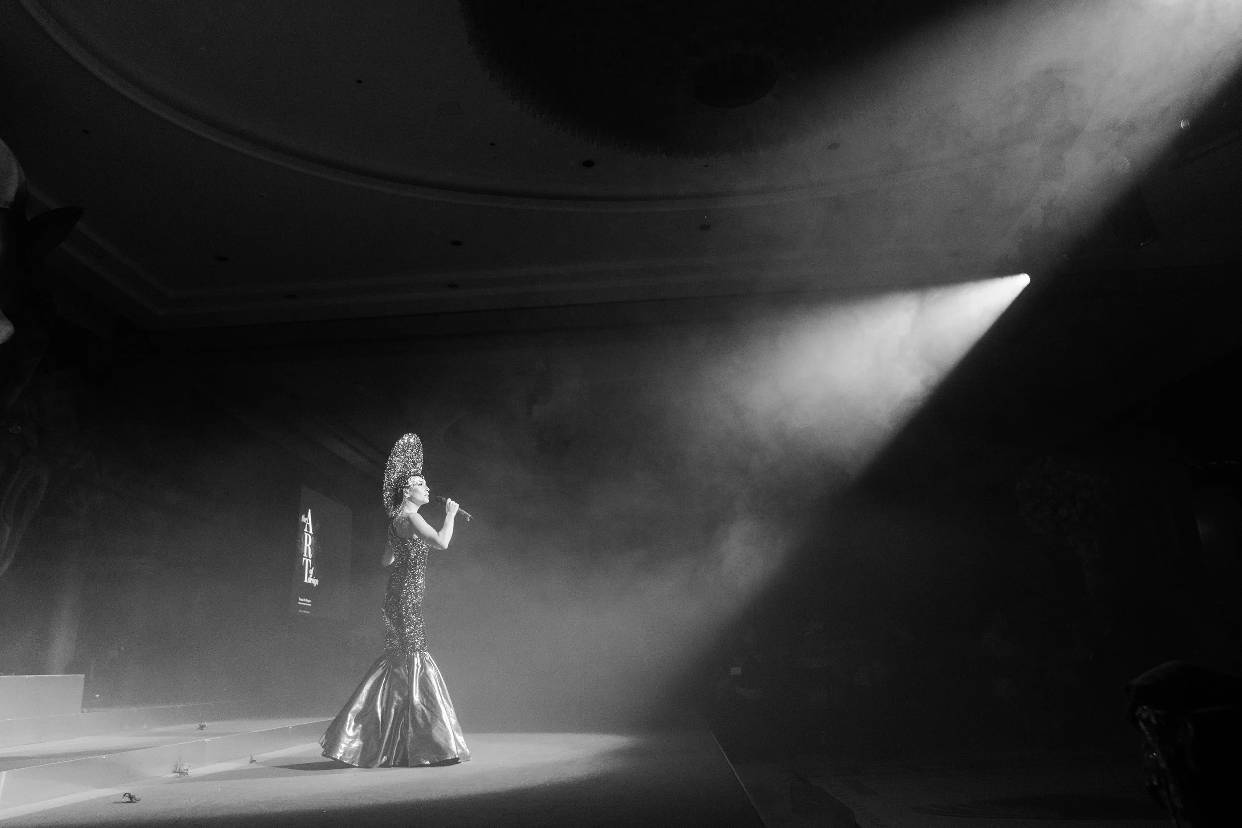 Soprano, costume, singing awards gala