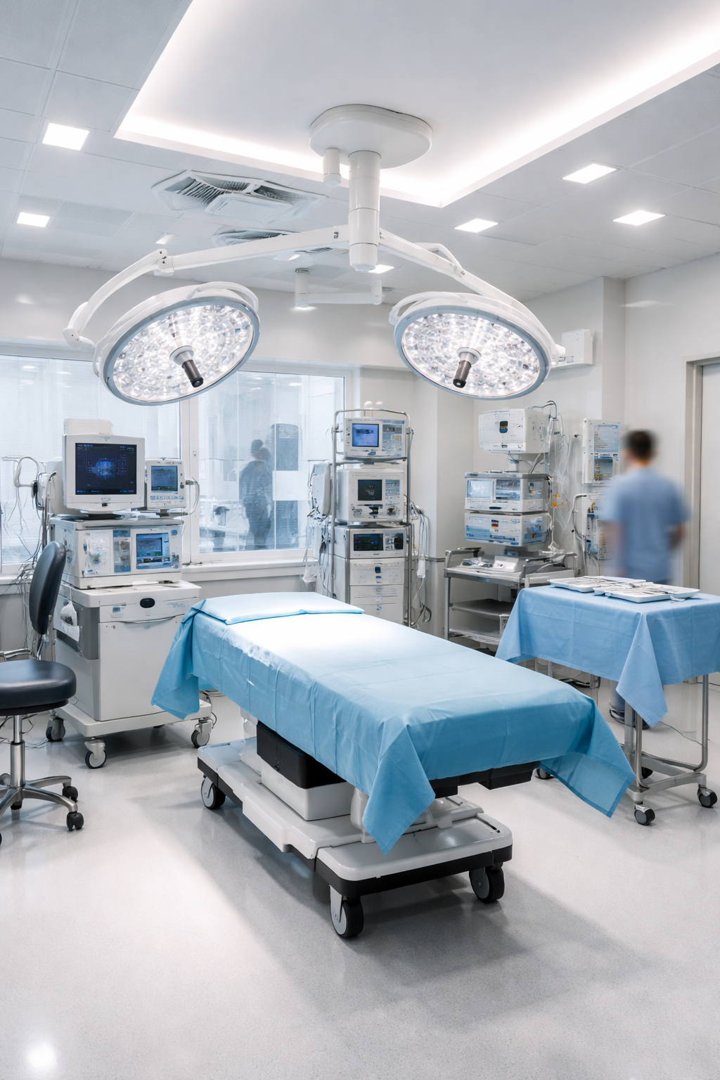 Modern operating room in a Spanish private hospital