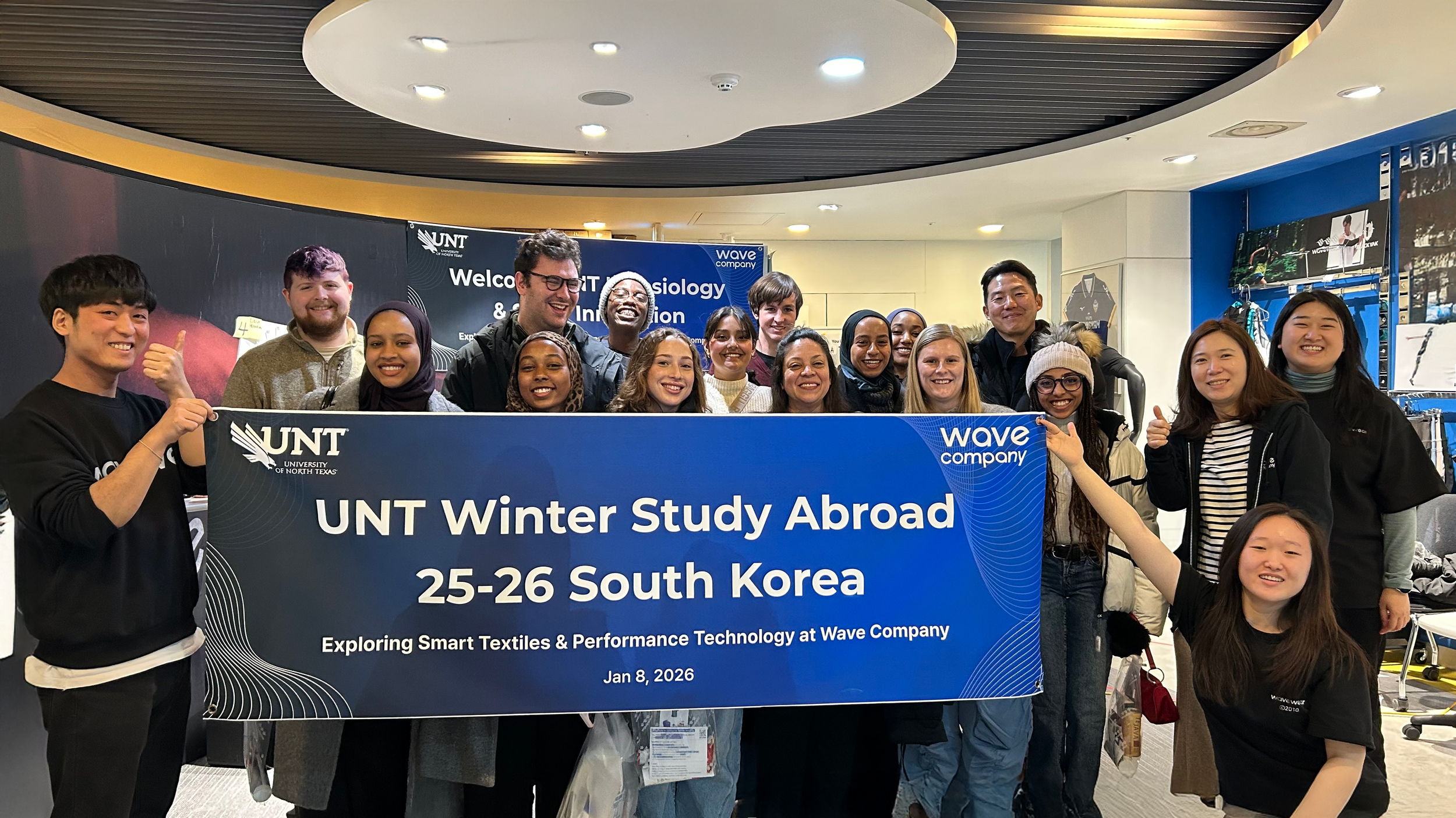 Wave Company Hosts Tech Seminar for University of North Texas (UNT) Winter Study Abroad Program