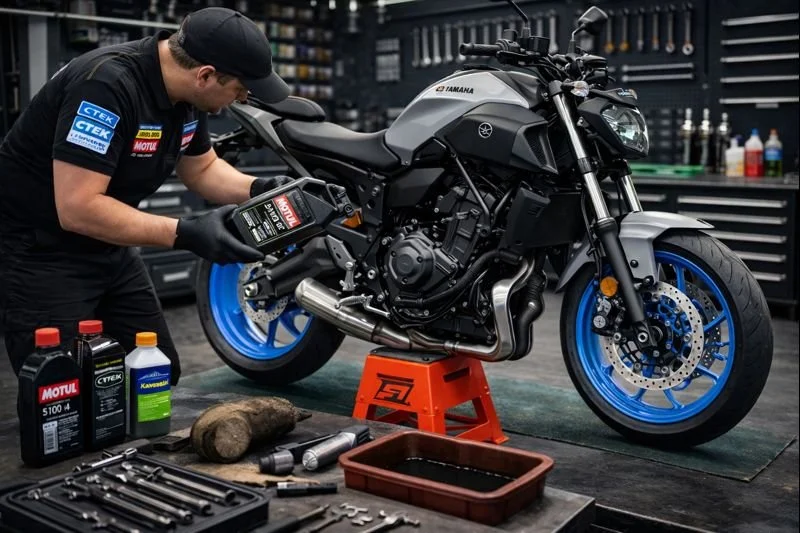 Moottoripyörähuolto, kevarihuolto, Jyväskylä