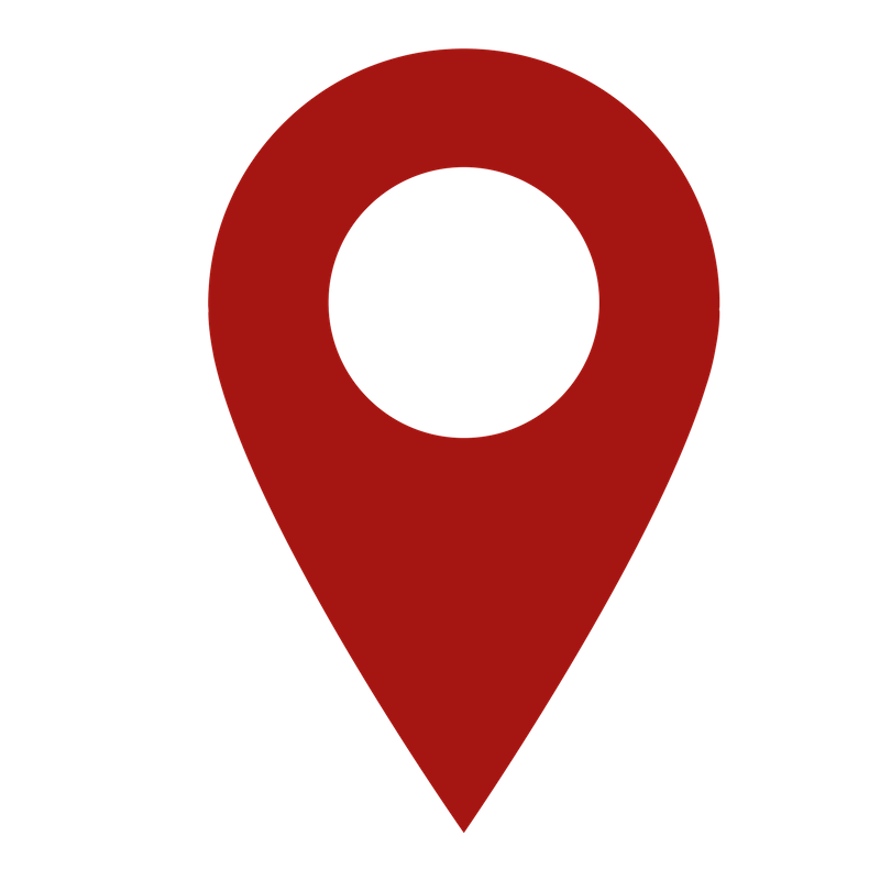 Icon of a red map location marker or pin.