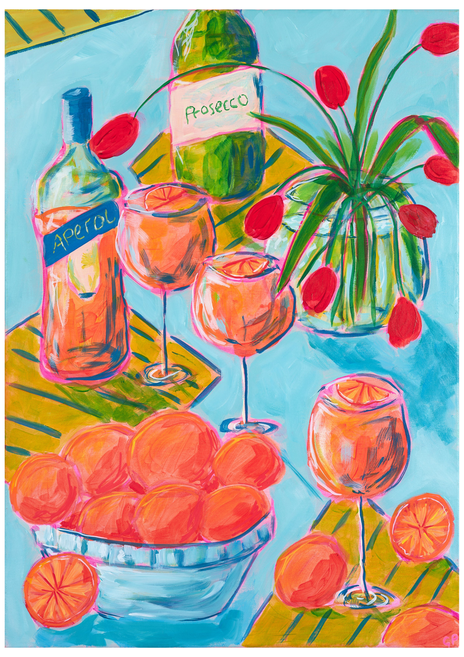 Spritz on Blue Limited Edition fine art print