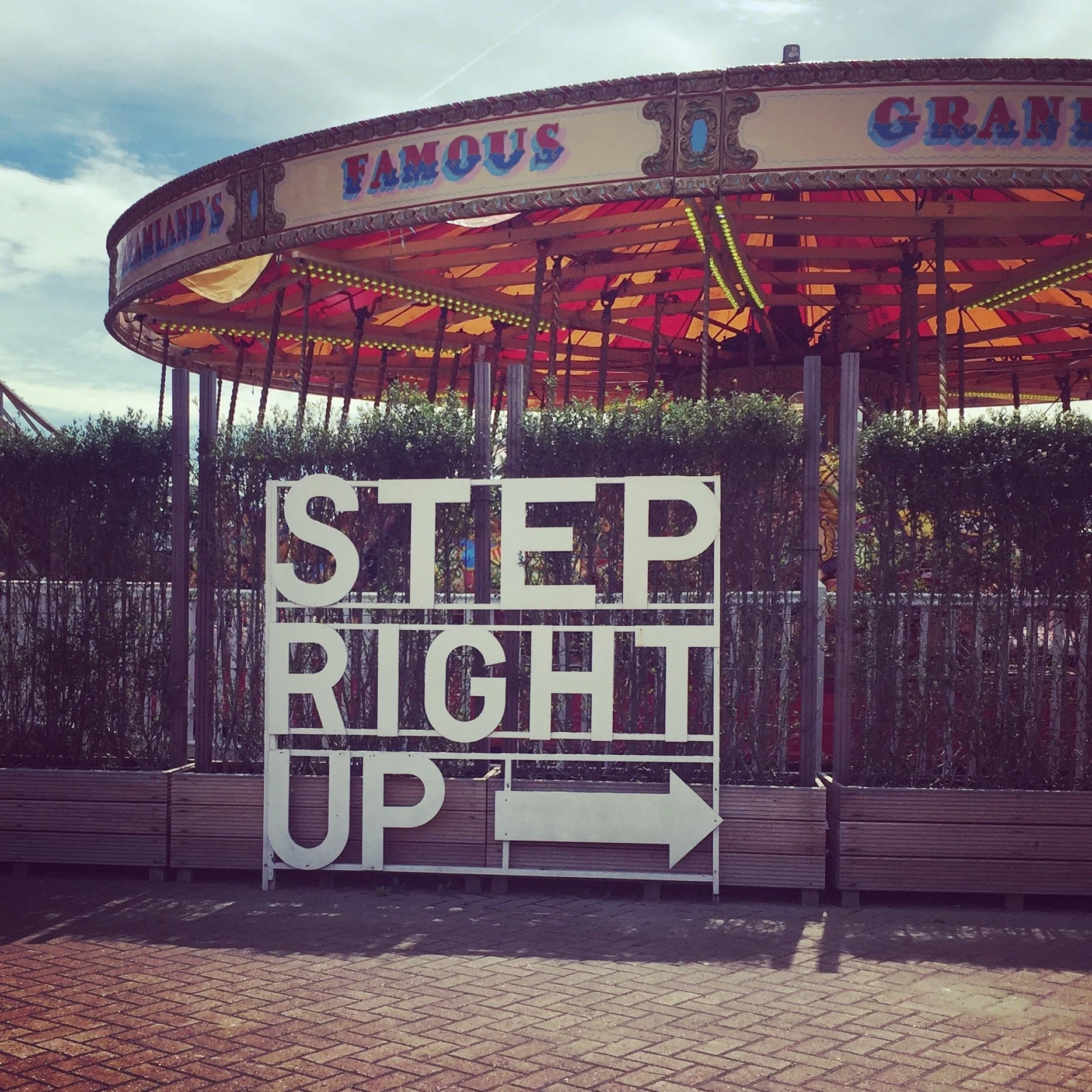 CLOSE UP OF VINTAGE FUNFAIR