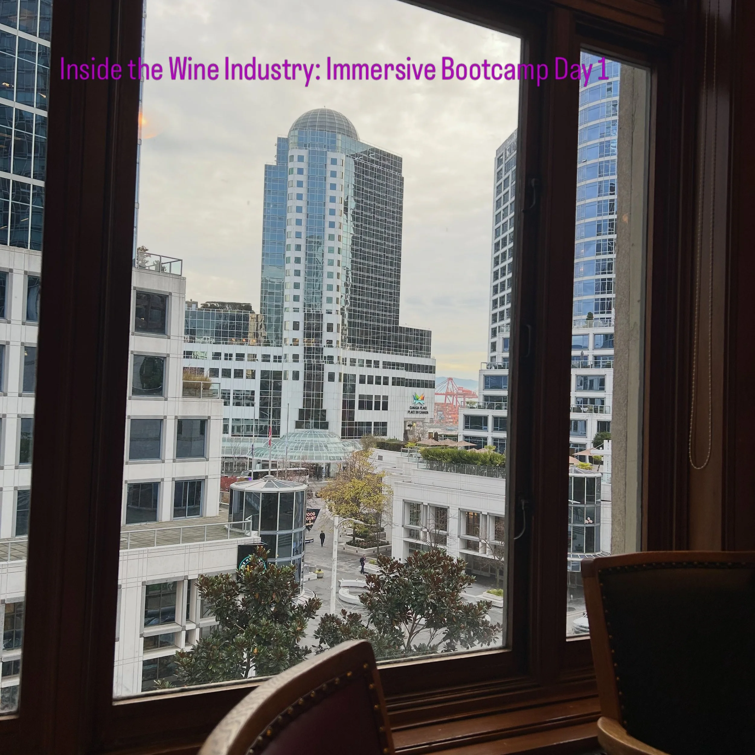 I&rsquo;m learning from some of the best in the local wine biz this week! 😊 @caps_bc is hosting a two-day immersive bootcamp into the wine industry. And my brain is full of new knowledge and my heart is full of joy from this experience! 💜 More to c