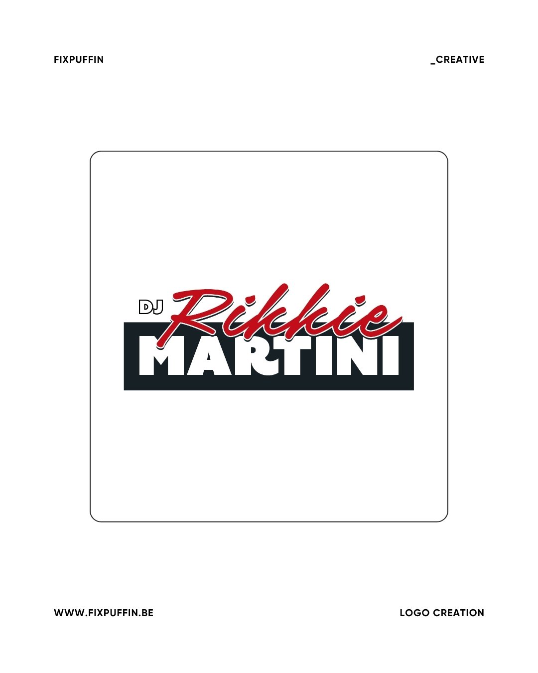 🎉✨ Wat een feestje! Met veel enthousiasme heb ik een super tof logo ontworpen voor een super fijne klant, DJ Rikkie Martini! Dit is zijn passieproject naast zijn twee succesvolle horecazaken in Turnhout. Ben jij klaar voor een onvergetelijke avond v