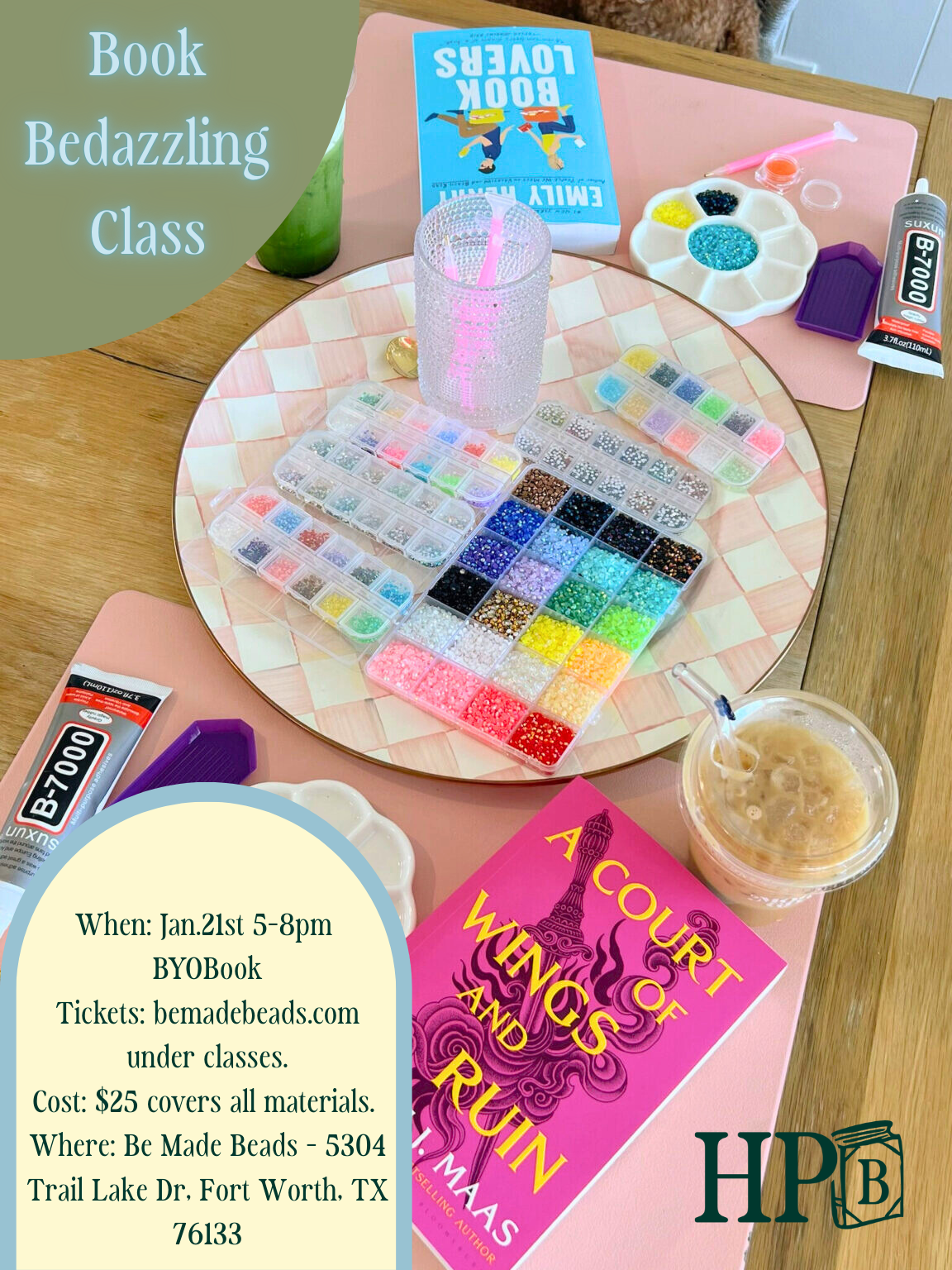 Book Bedazzling Class