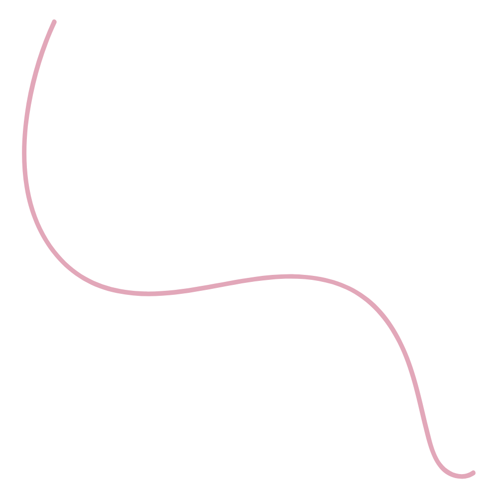 Abstract curved line illustrating strategic growth and nonlinear problem-solving.