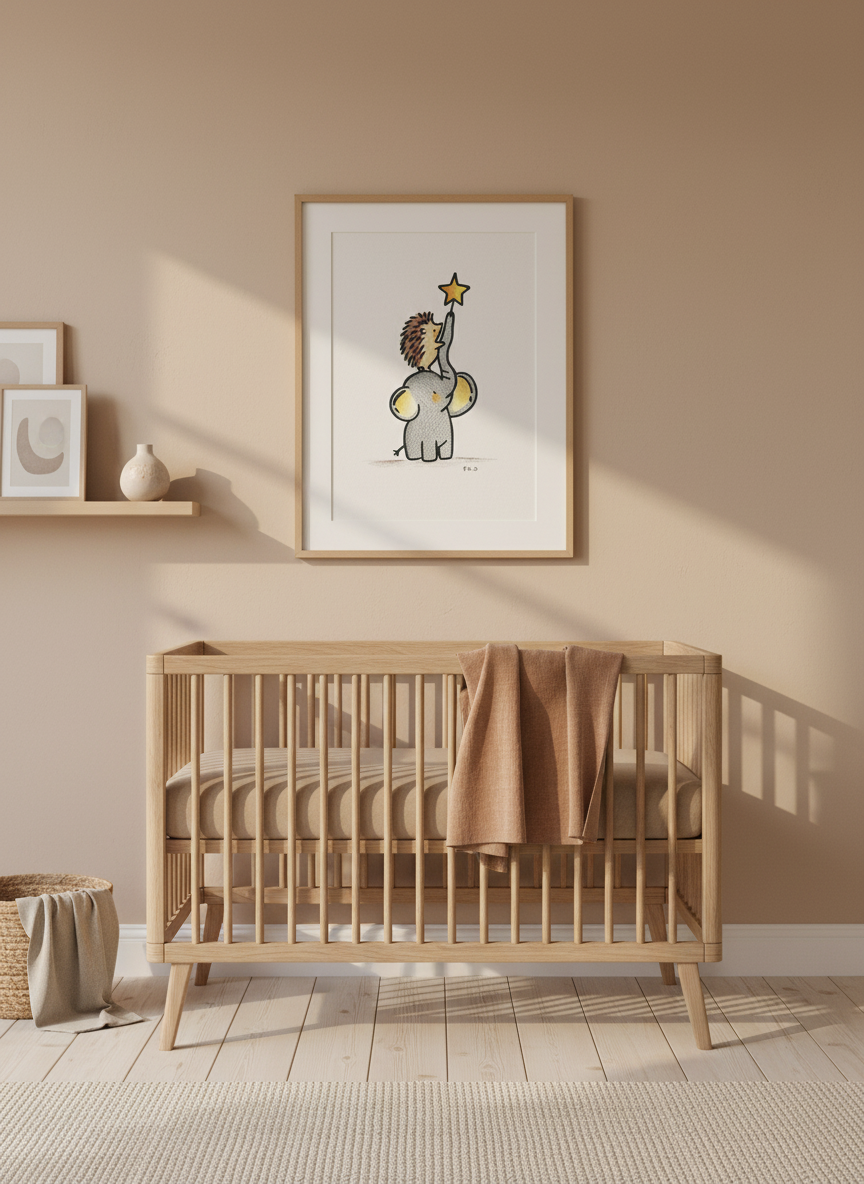gender-neutral-nursery-decor-elephant-hedgehog.jpg