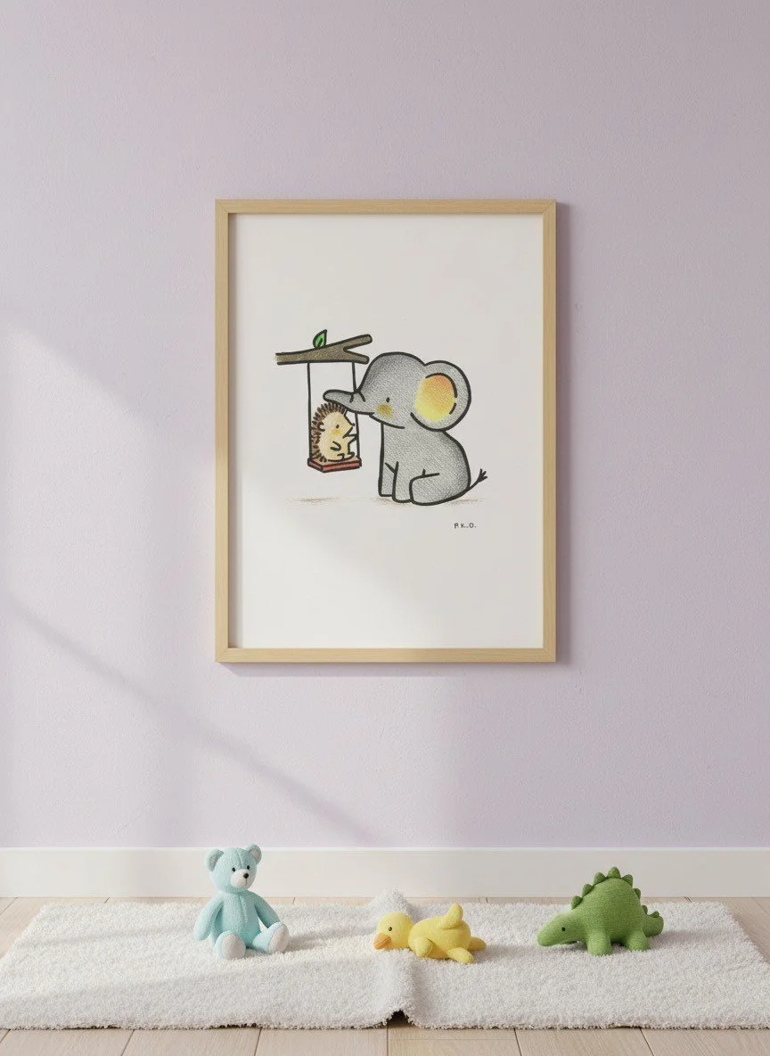 gender-neutral-nursery-decor-elephant-hedgehog.jpg