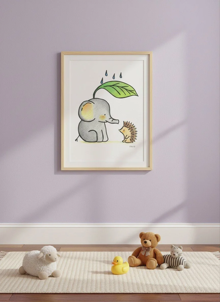 gender-neutral-nursery-decor-elephant-hedgehog.jpg