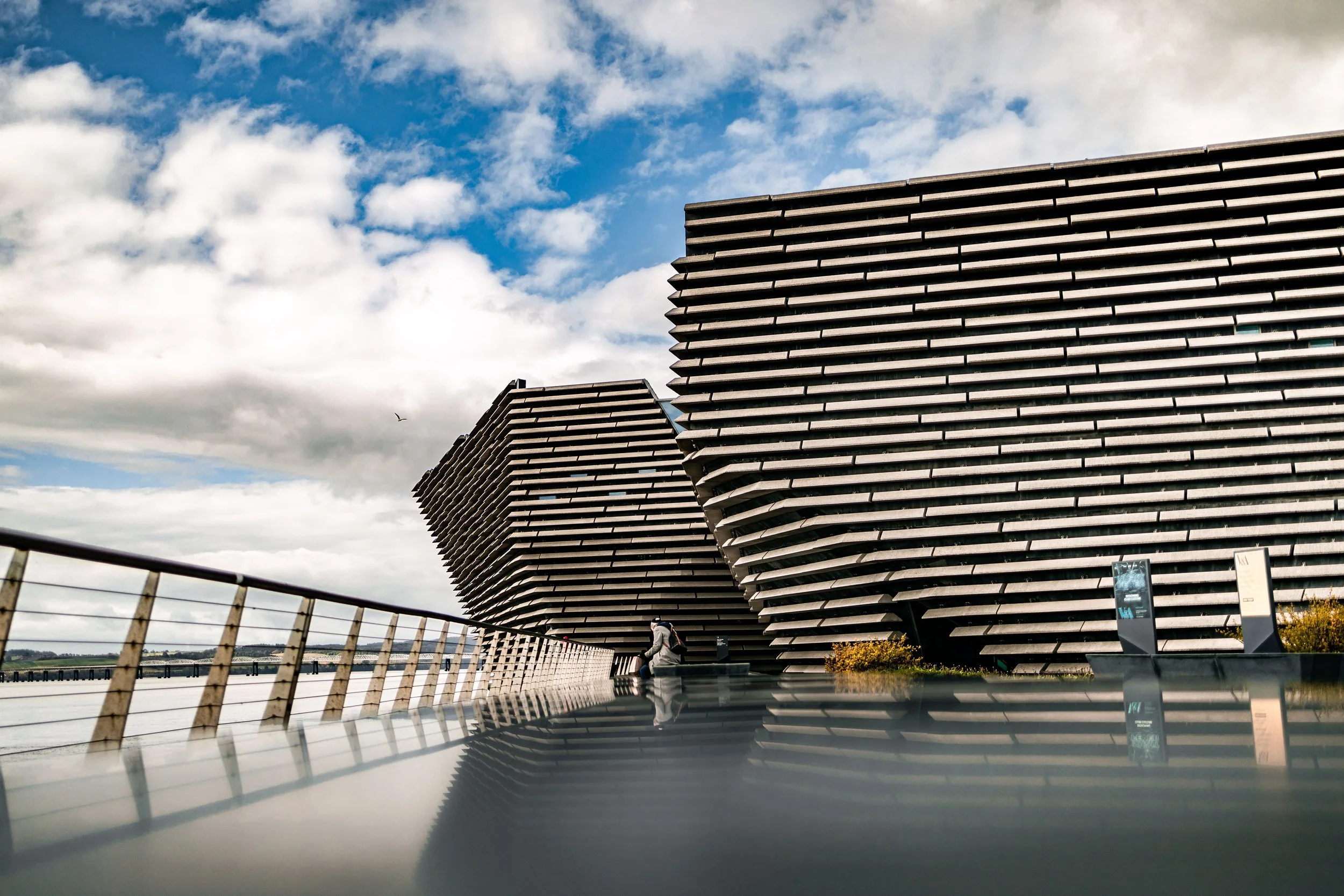 extenral image of the dundee v&A for blog on renting office space and coworking in dundee