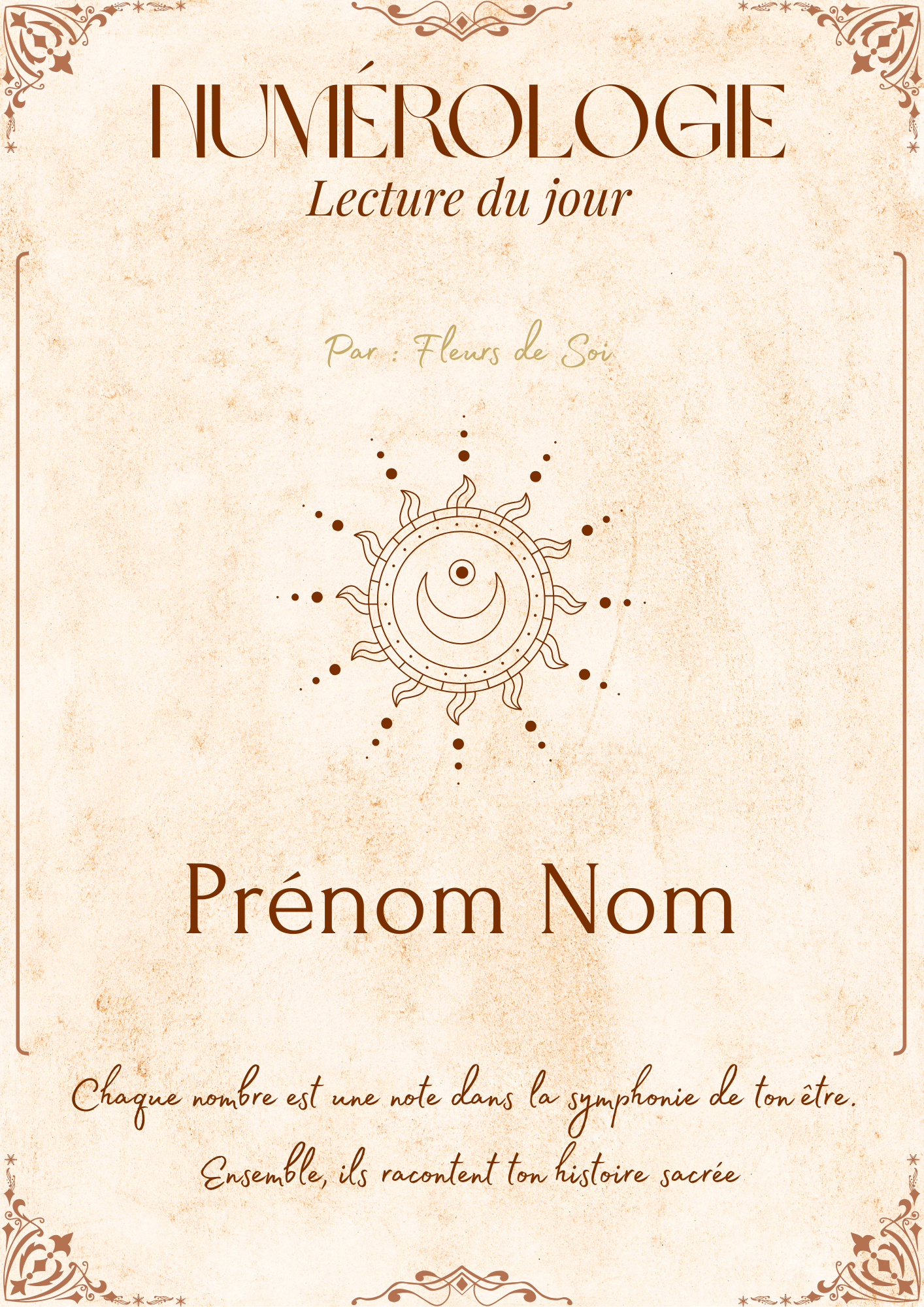 Dossier en numérologie personnalisé